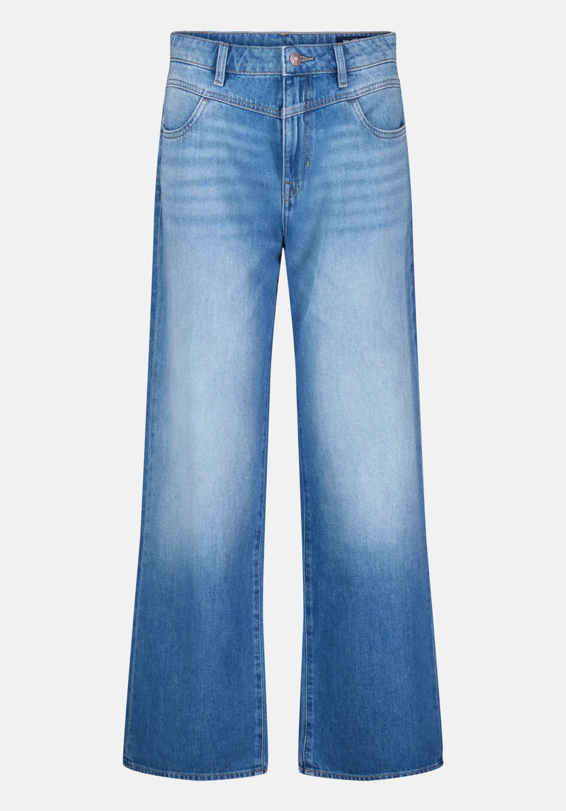 Addie Women's High Rise Wide Leg Jeans, Sanded Wash - BL16132 - Image 5