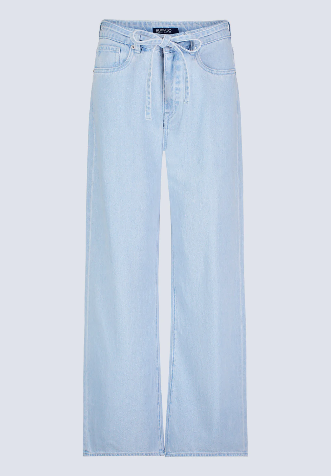 Alecia Women's High Rise Wide Leg Jeans, Light Vintage - BL16011 - Image 6