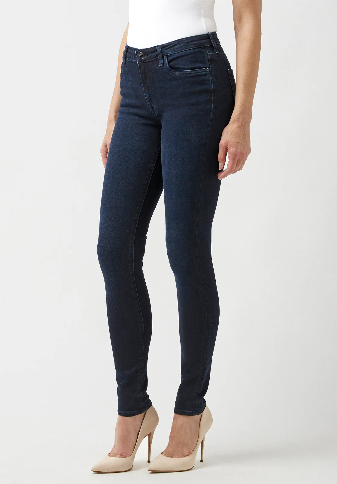 Alexa Women's Mid Rise Skinny Jeans, Rinse Wash - BL15670 - Image 3