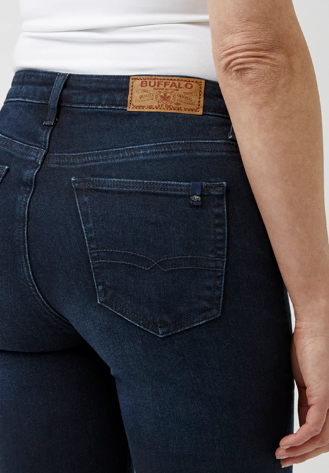 Alexa Women's Mid Rise Skinny Jeans, Rinse Wash - BL15670 - Image 4