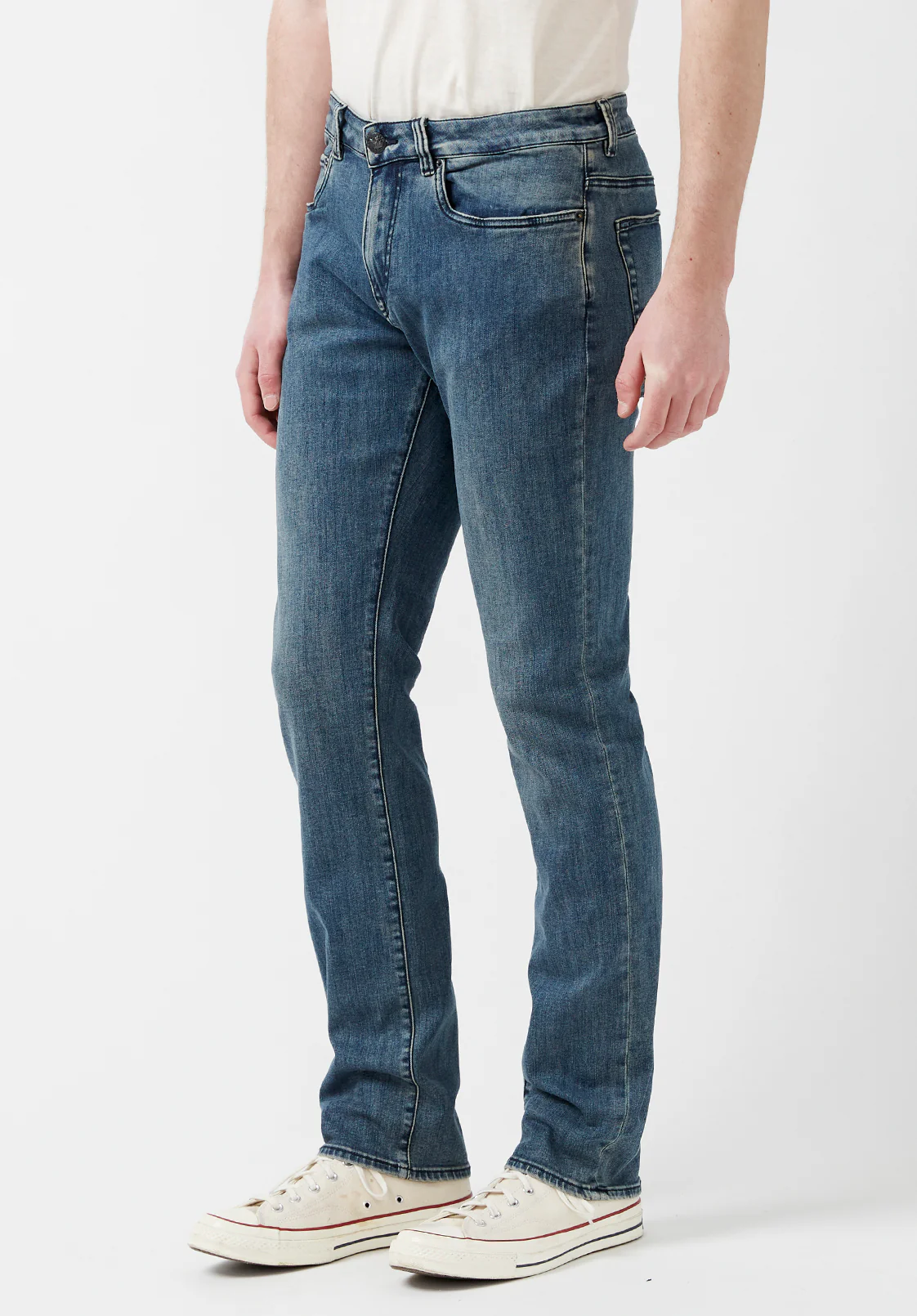 Ash Men's Slim Jeans, Sanded Wash - BM22797 - Image 4