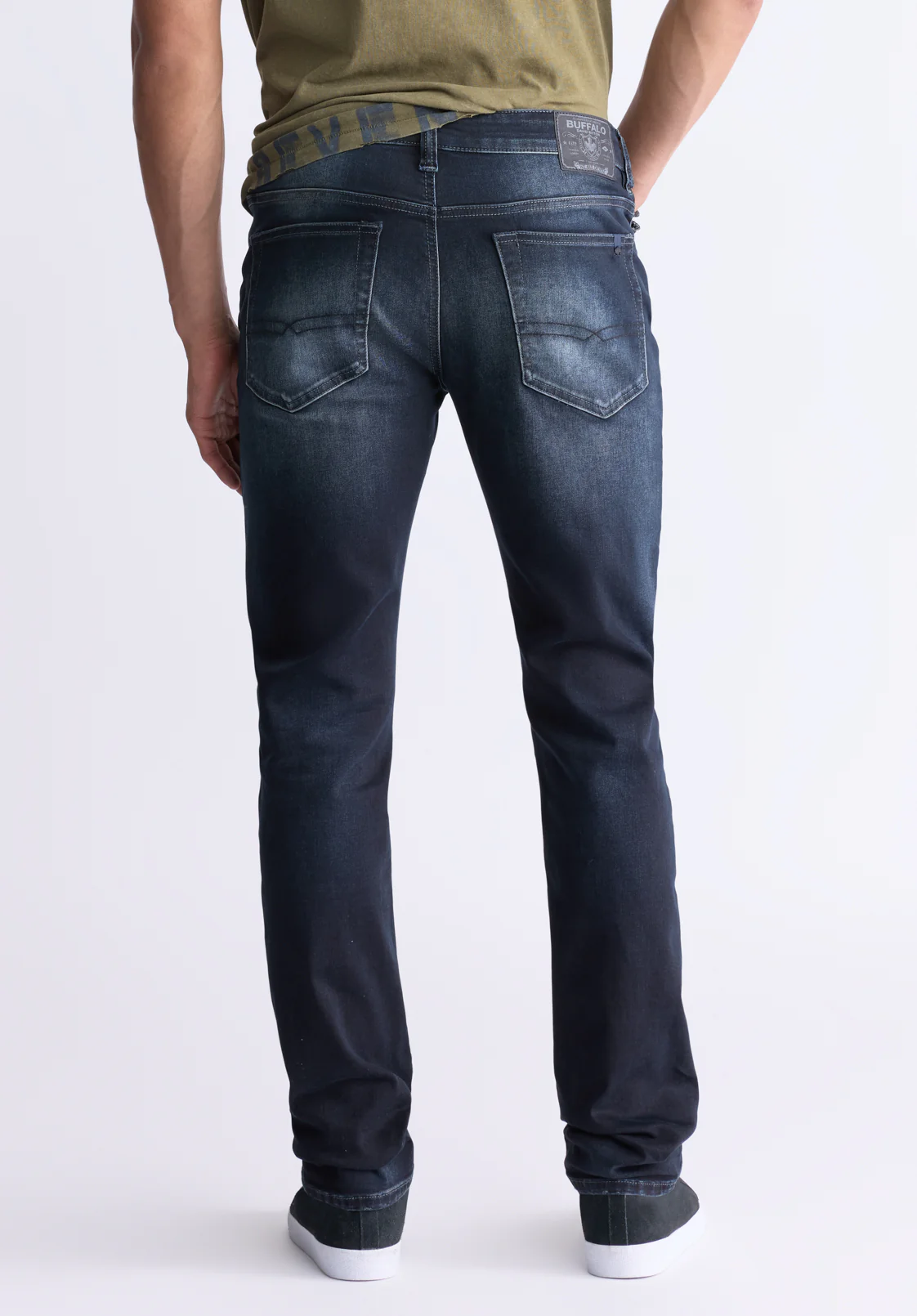 Ash Men's Slim Jeans, Crinkled and Sanded - BM26012 - Image 3