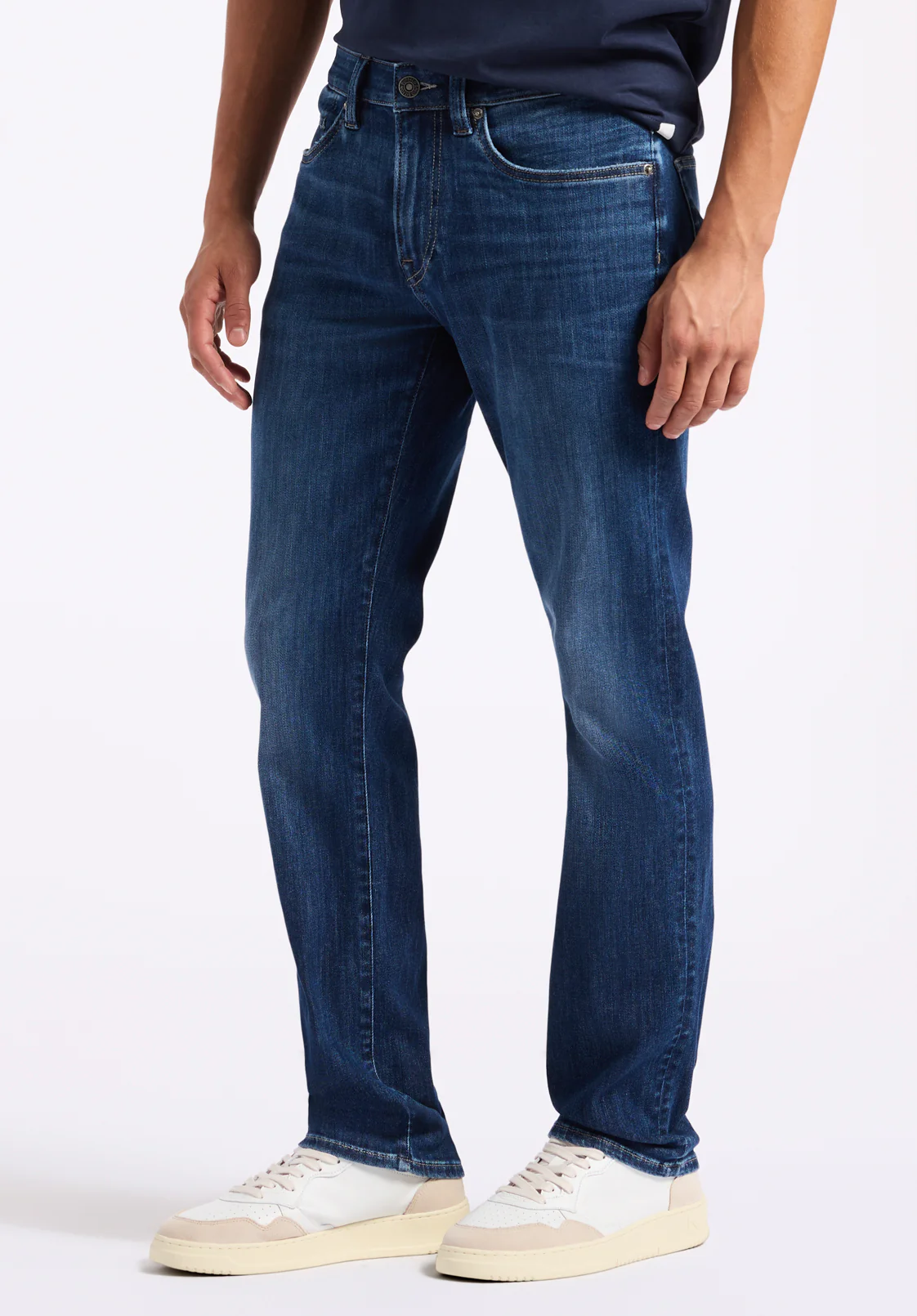 Ash Men's Slim Jeans, Whiskered and Contrasted - BM26073 - Image 3