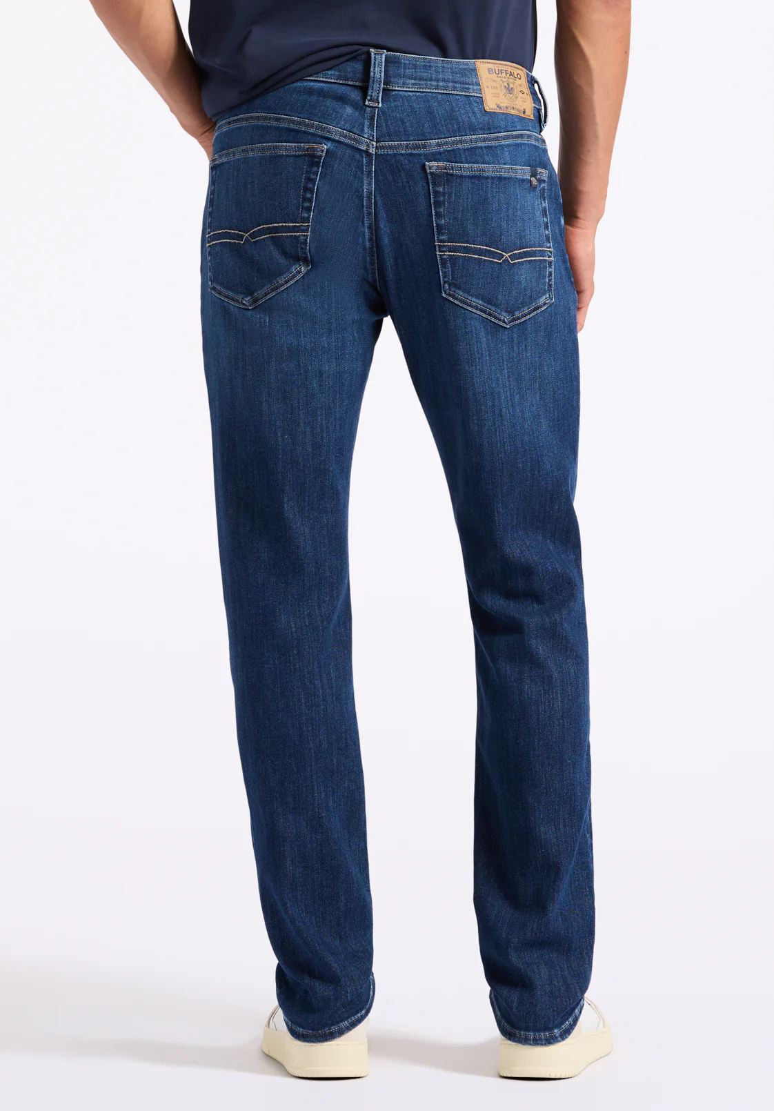Ash Men's Slim Jeans, Whiskered and Contrasted - BM26073 - Image 4