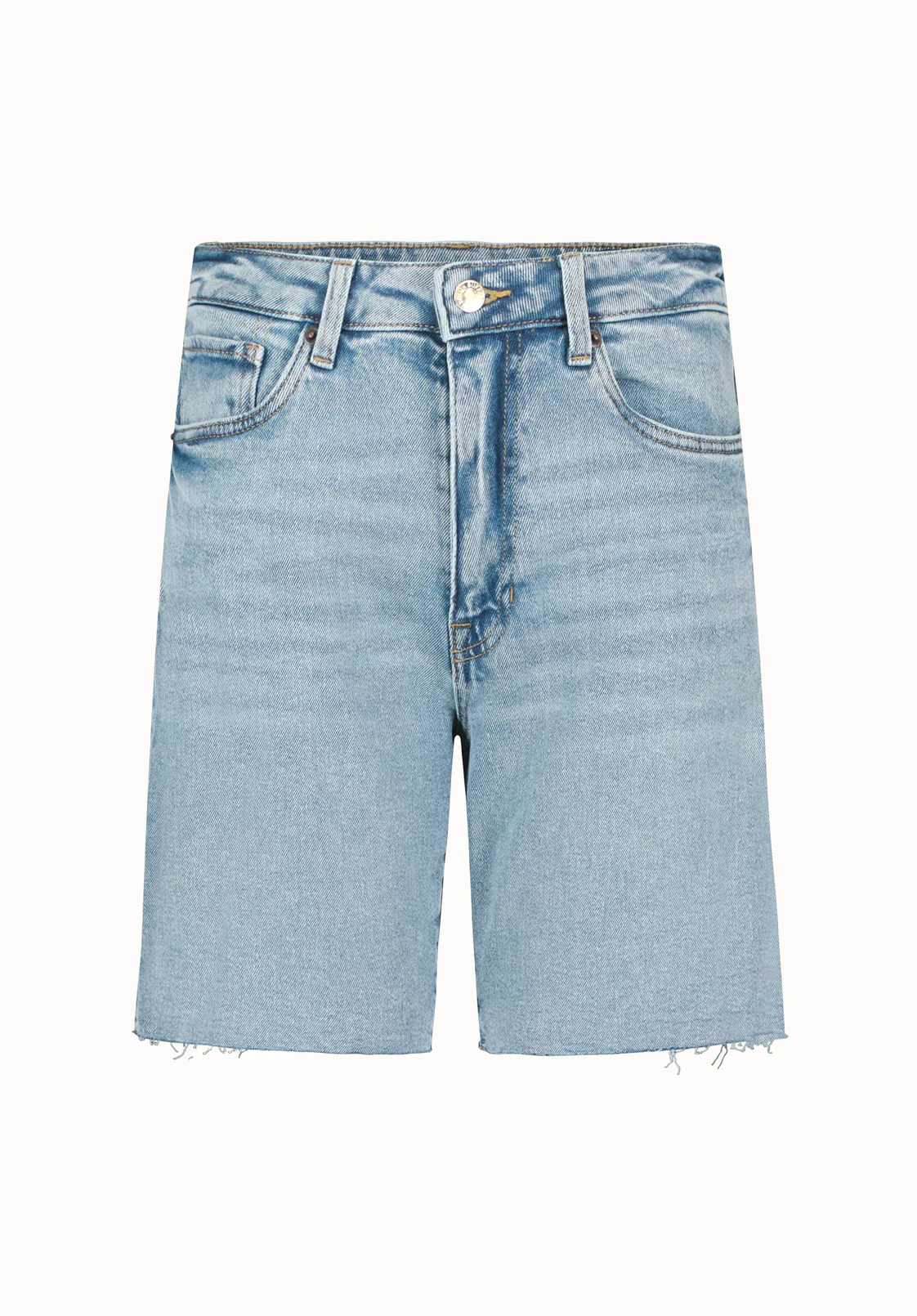Bambi Women's High Rise Bermuda, Vintage Blue - BL16079 - Image 5