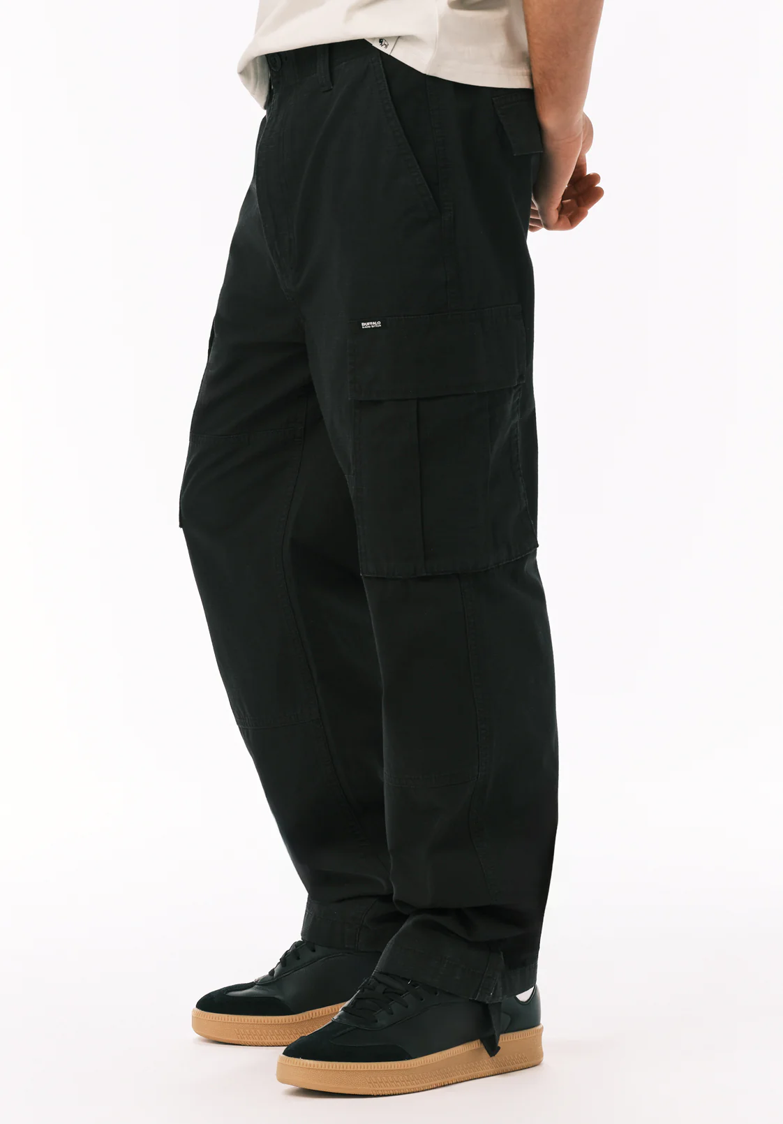 Bill Men's Cargo Pants, Black - BM26124 - Image 3