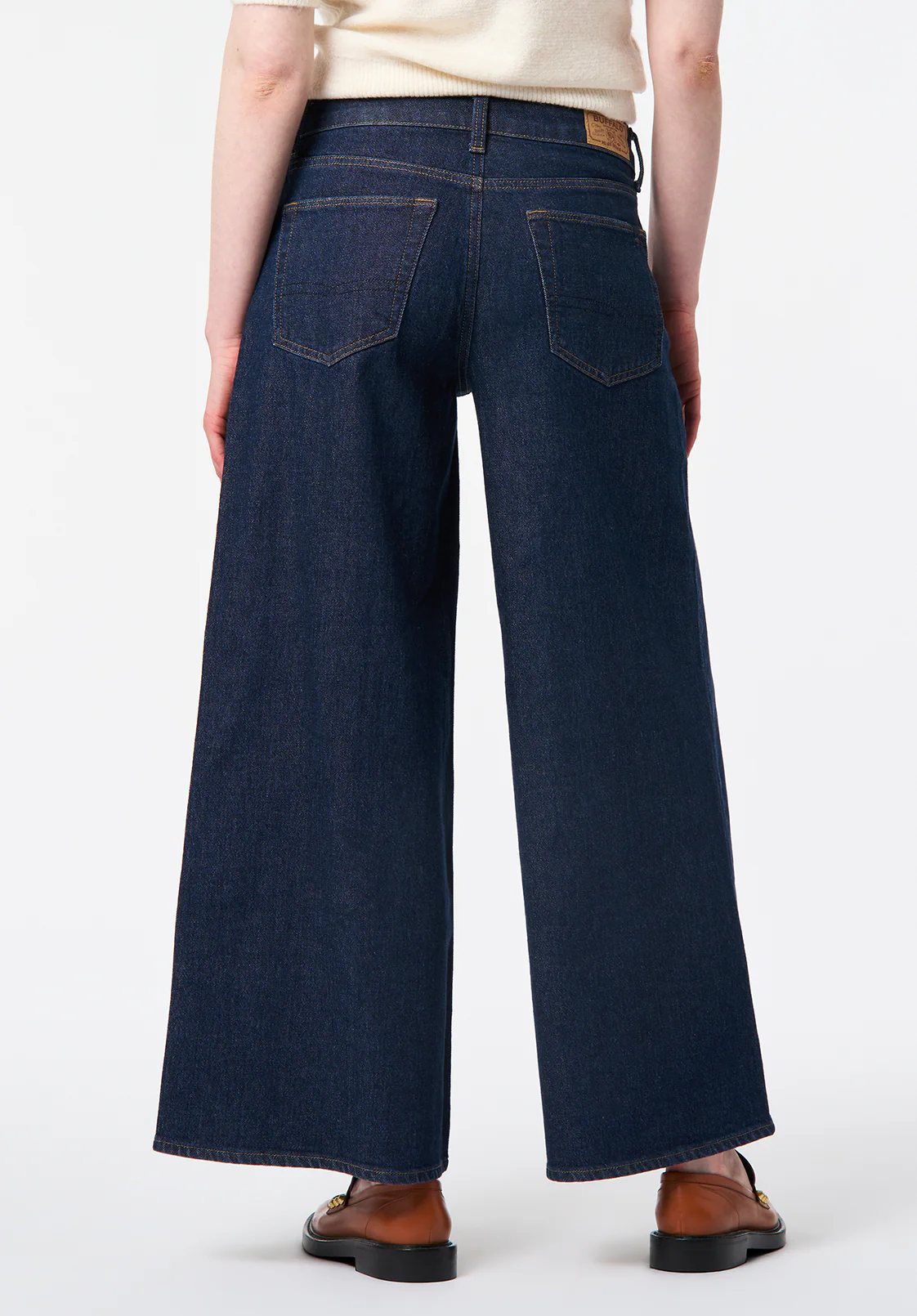 Courtney Women's Denim Culotte, Dark Wash - BL16140 - Image 4