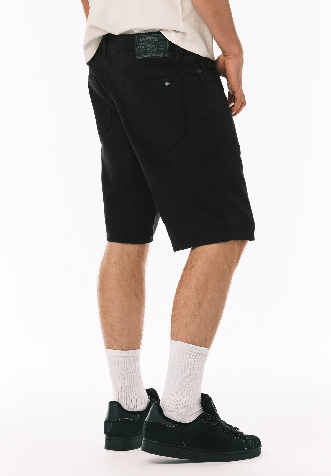 Dean Men's Relaxed Straight Freedom Flex Shorts, Black - BM26067 - Image 4