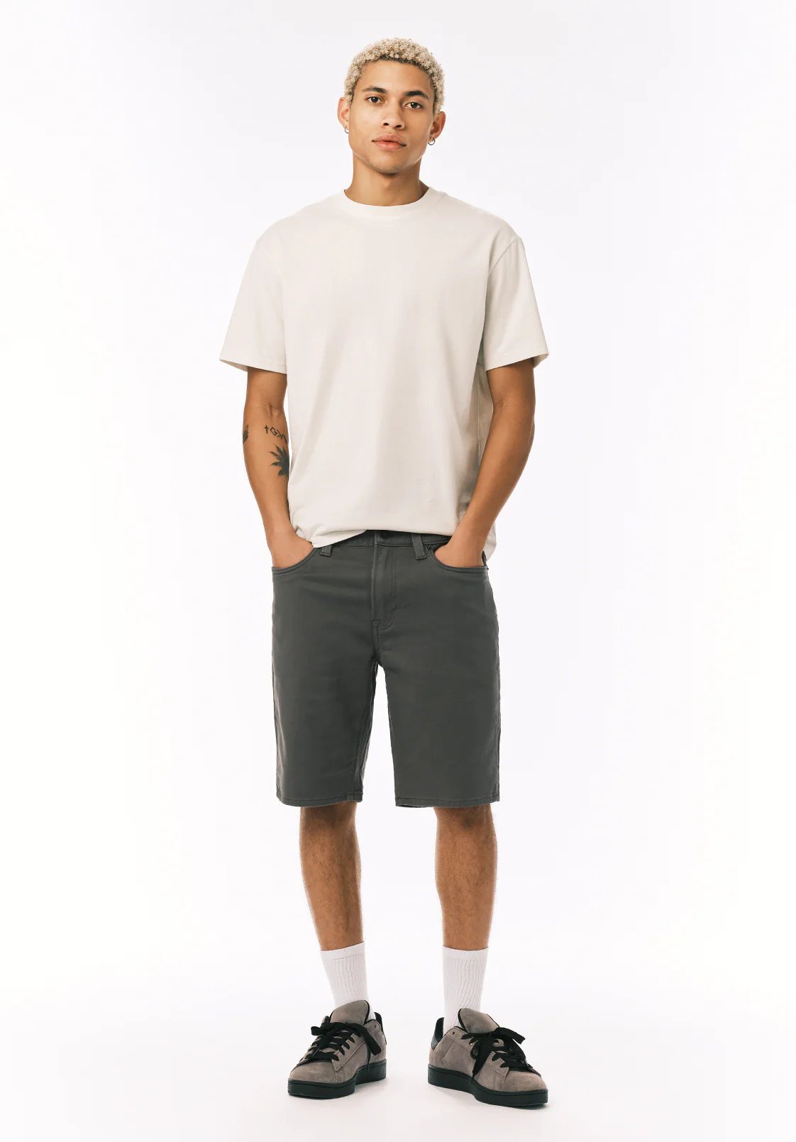 Dean Men's Relaxed Straight Freedom Flex Shorts, Graphite - BM26067