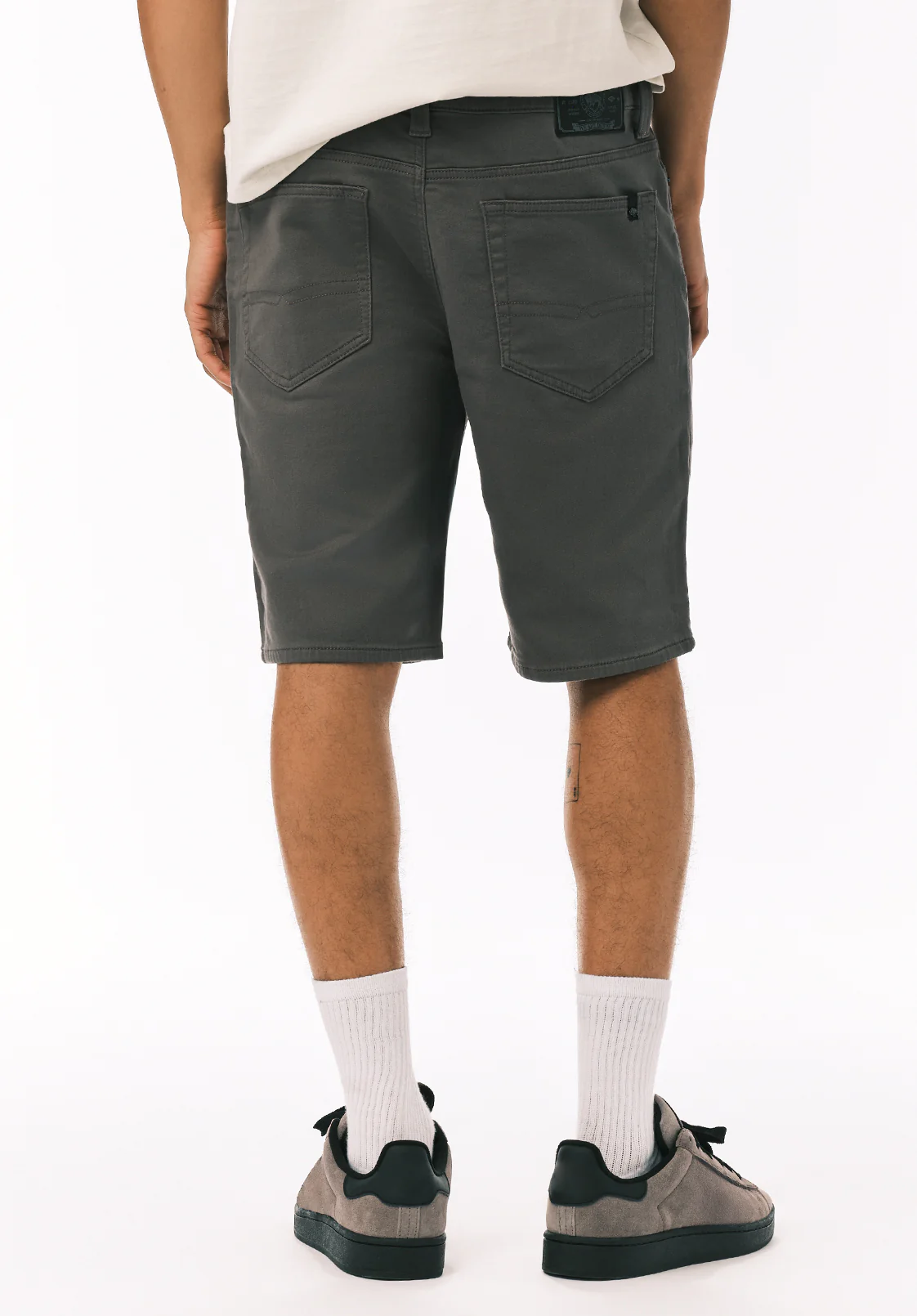 Dean Men's Relaxed Straight Freedom Flex Shorts, Graphite - BM26067 - Image 3