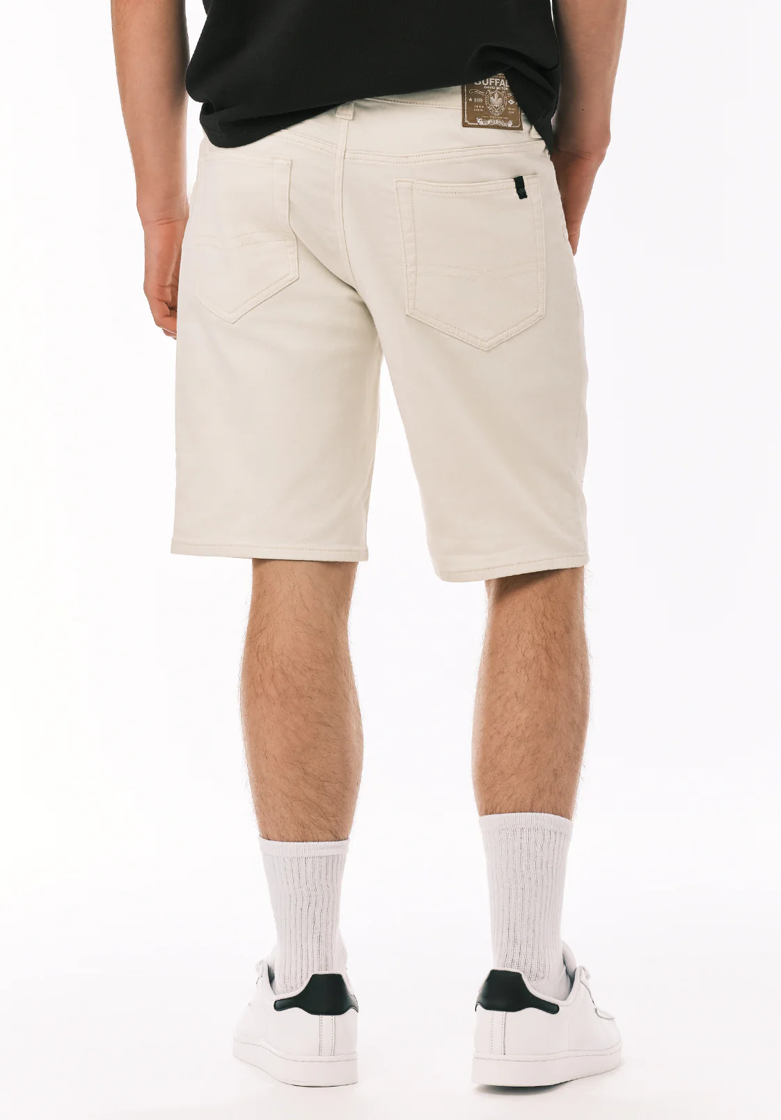 Dean Men's Relaxed Straight Freedom Flex Shorts, Vanilla Ice - BM26067 - Image 4