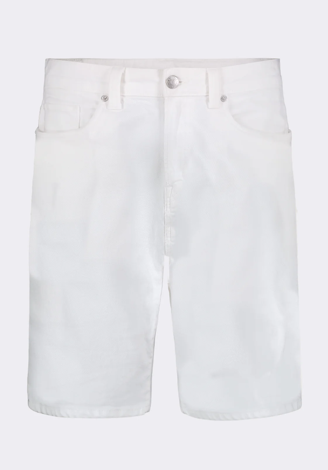 Dean Men’s Relaxed Straight Denim Short, White - BM26097 - Image 6