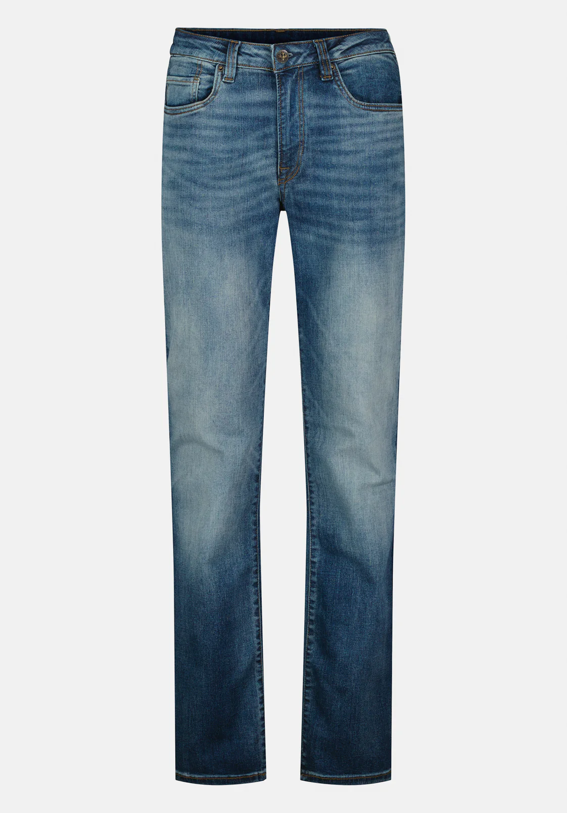 Driven Men's Relaxed Straight Jeans, Authentic and Sanded - BM22641 - Image 5