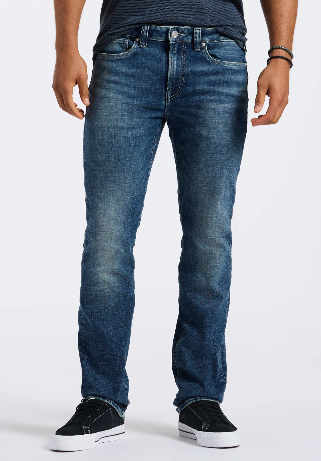 Driven Men's Relaxed Straight Jeans, Authentic Worked - BM26060 - Image 2