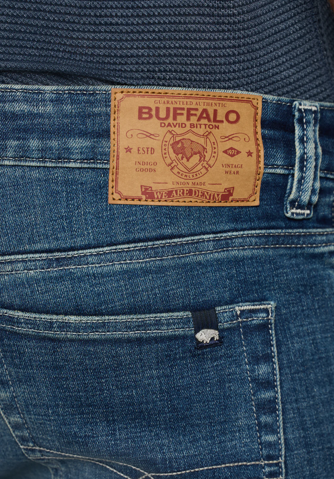 Driven Men's Relaxed Straight Jeans, Authentic Worked - BM26060 - Image 5