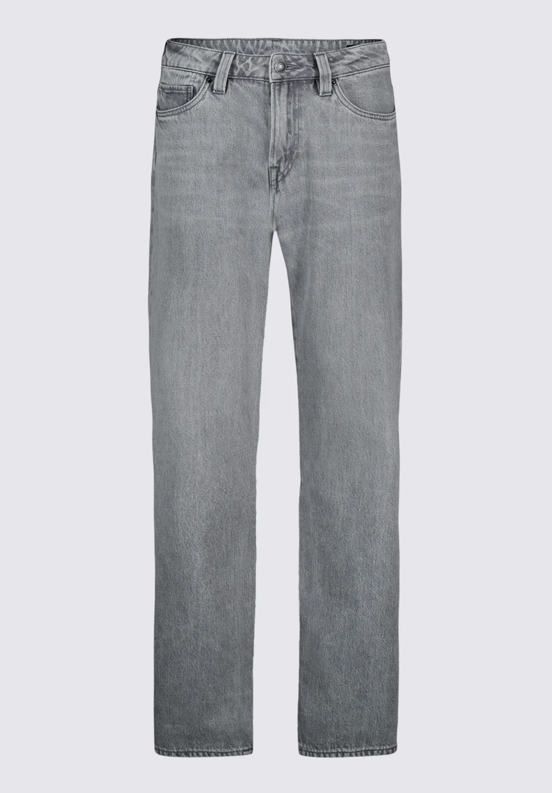 Driven Men's Relaxed Straight Jeans, Grey - BM26084 - Image 7