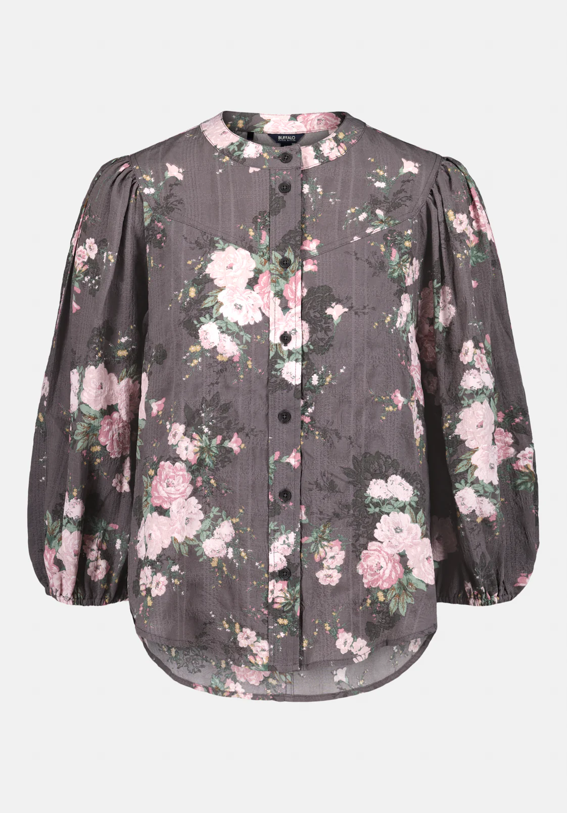 Emilijah Women's Puff Sleeve Floral Blouse, Floral Bouquet - WT0202 - Image 5