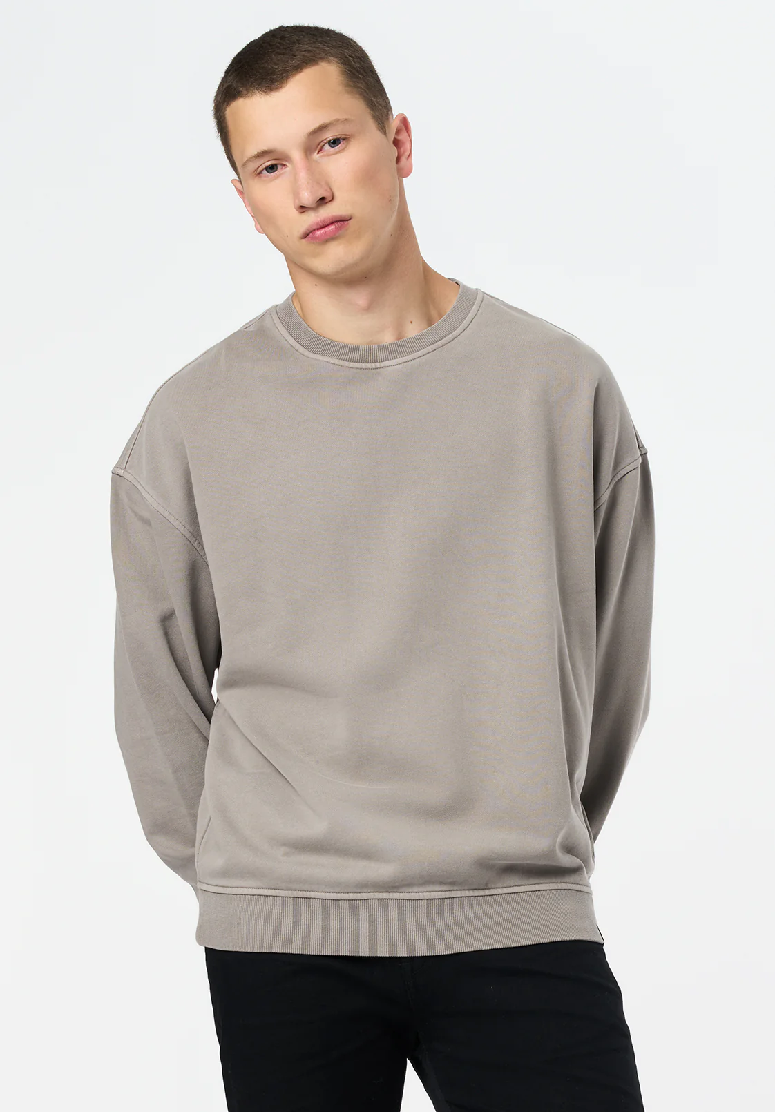 Famke Men's Relaxed Sweatshirt, Driftwood - BM24742 - Image 2
