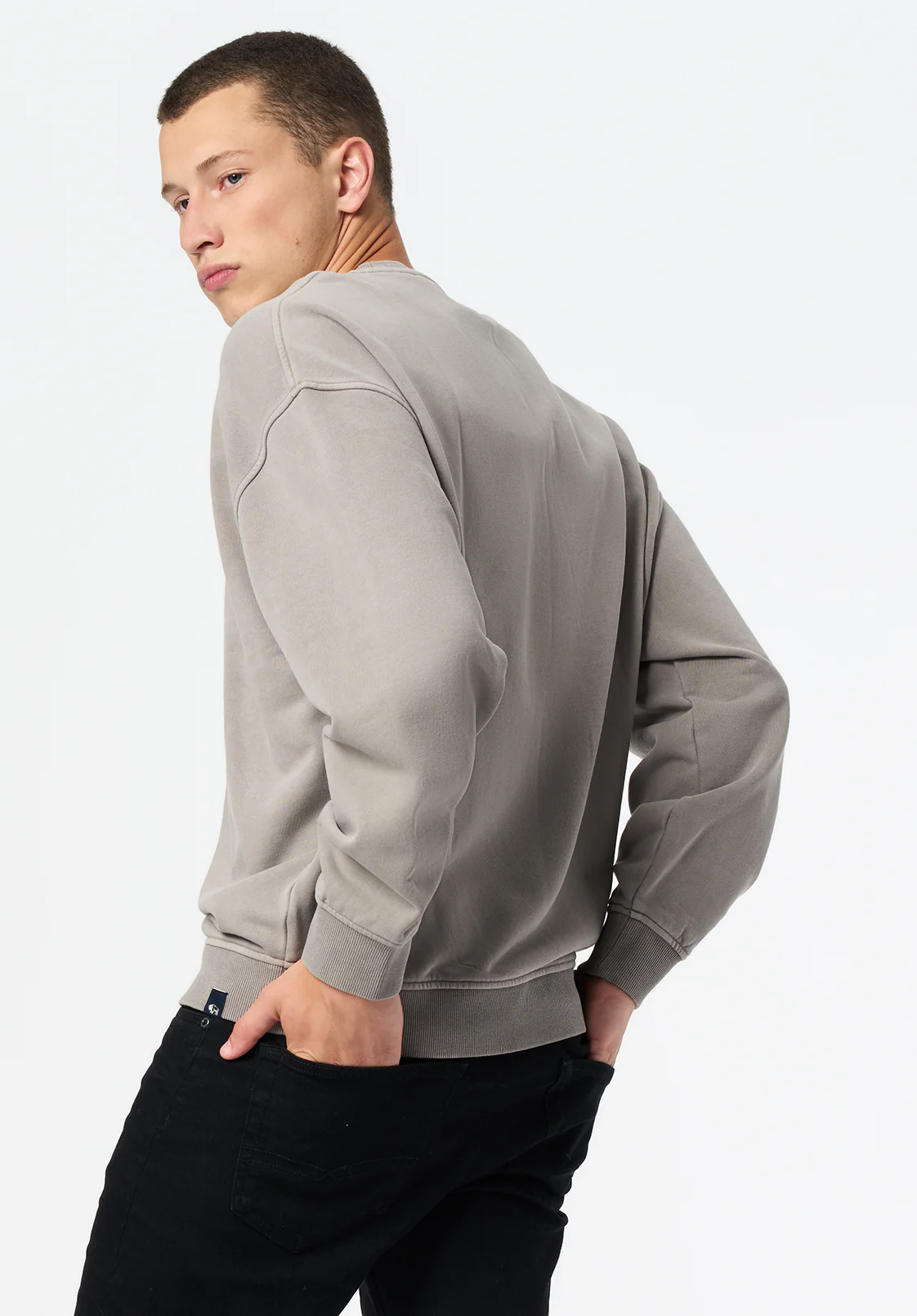 Famke Men's Relaxed Sweatshirt, Driftwood - BM24742 - Image 3