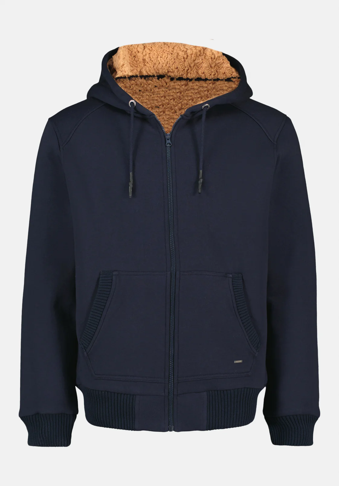 Fasox Men's Sherpa Lined Full-Zip Hoodie, Whale - BM24735 - Image 5
