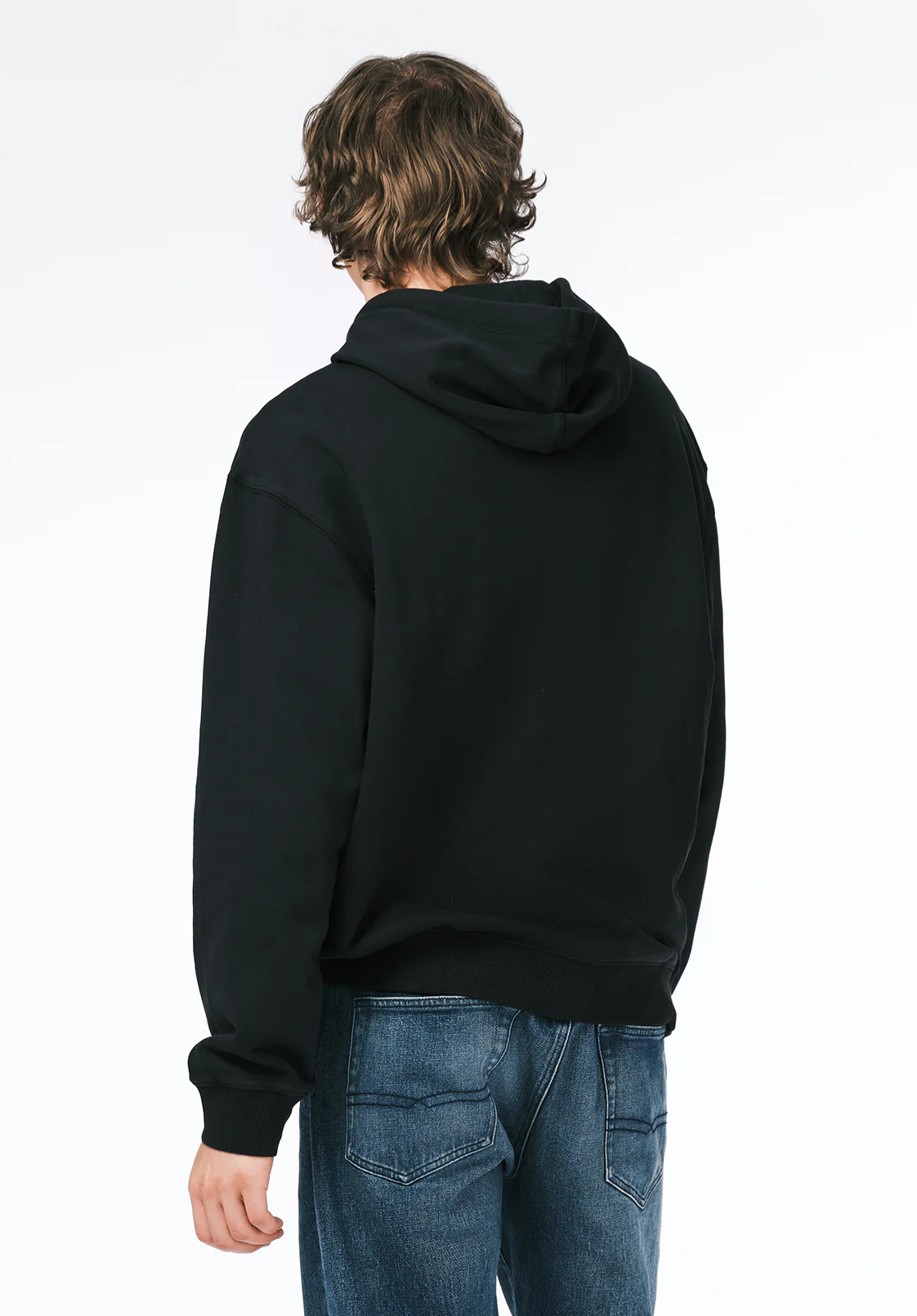 Finley Men's Relaxed Hoodie, Black - BM24741 - Image 4