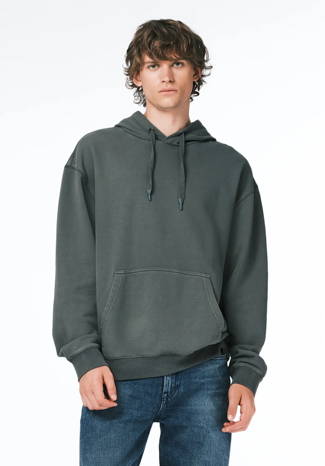 Finley Men's Relaxed Hoodie, Dark Forest - BM24741 - Image 3