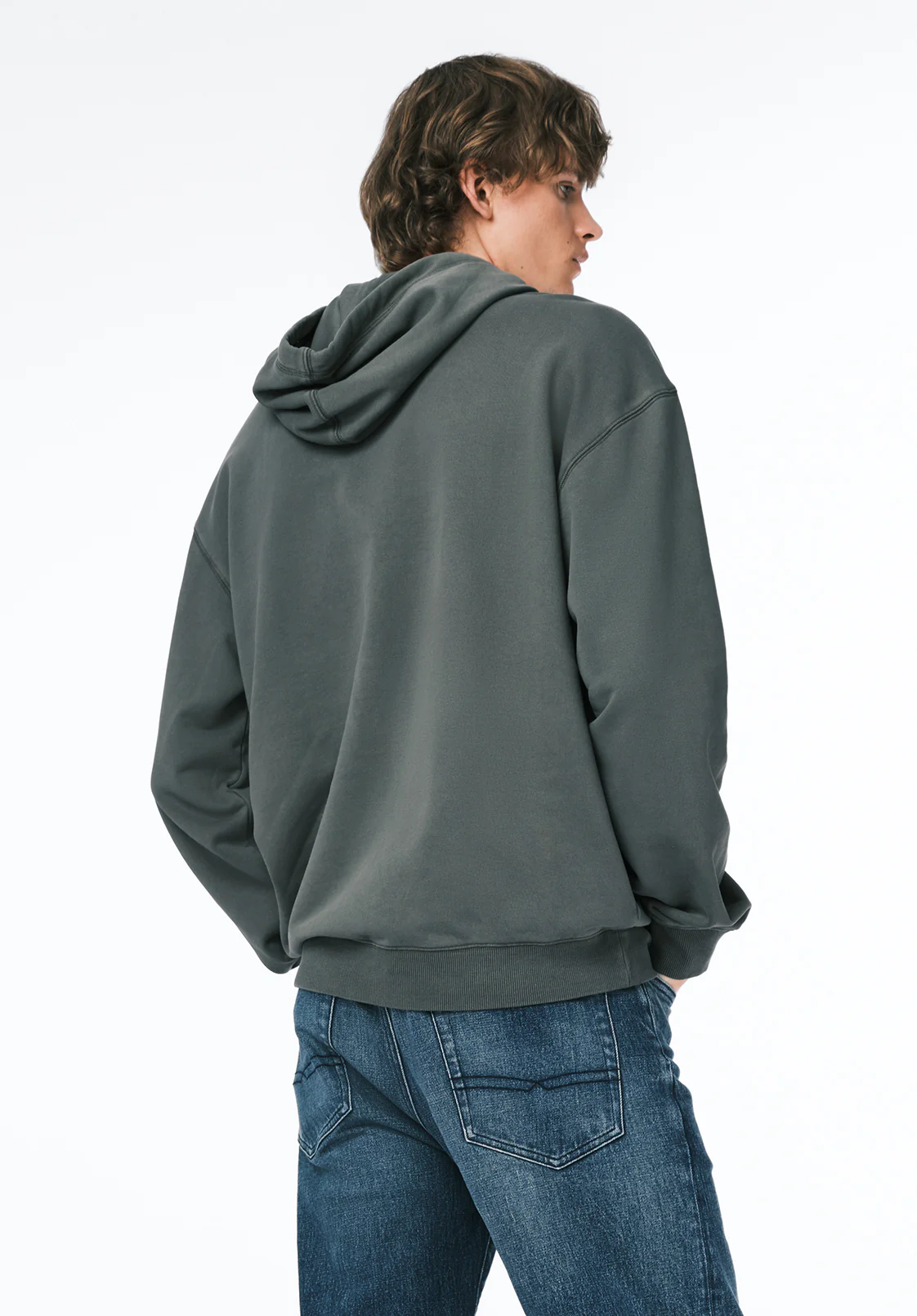 Finley Men's Relaxed Hoodie, Dark Forest - BM24741 - Image 4