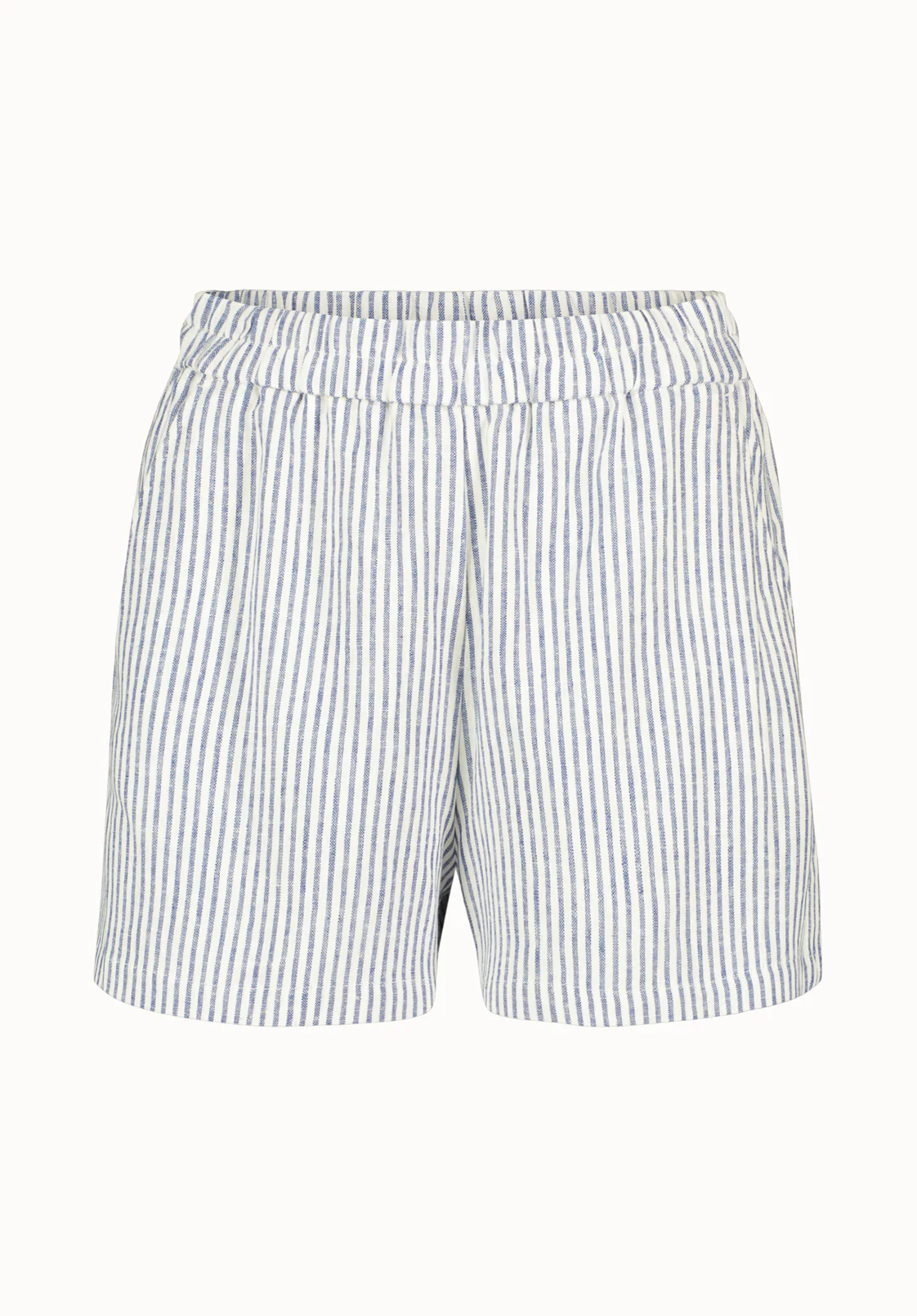 Giustina Women's Linen Blend Shorts, Navy - WB0021P - Image 5