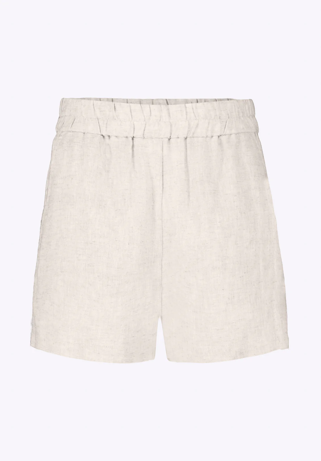 Giustina Women's Linen Blend Shorts, Natural - WB0023P - Image 5