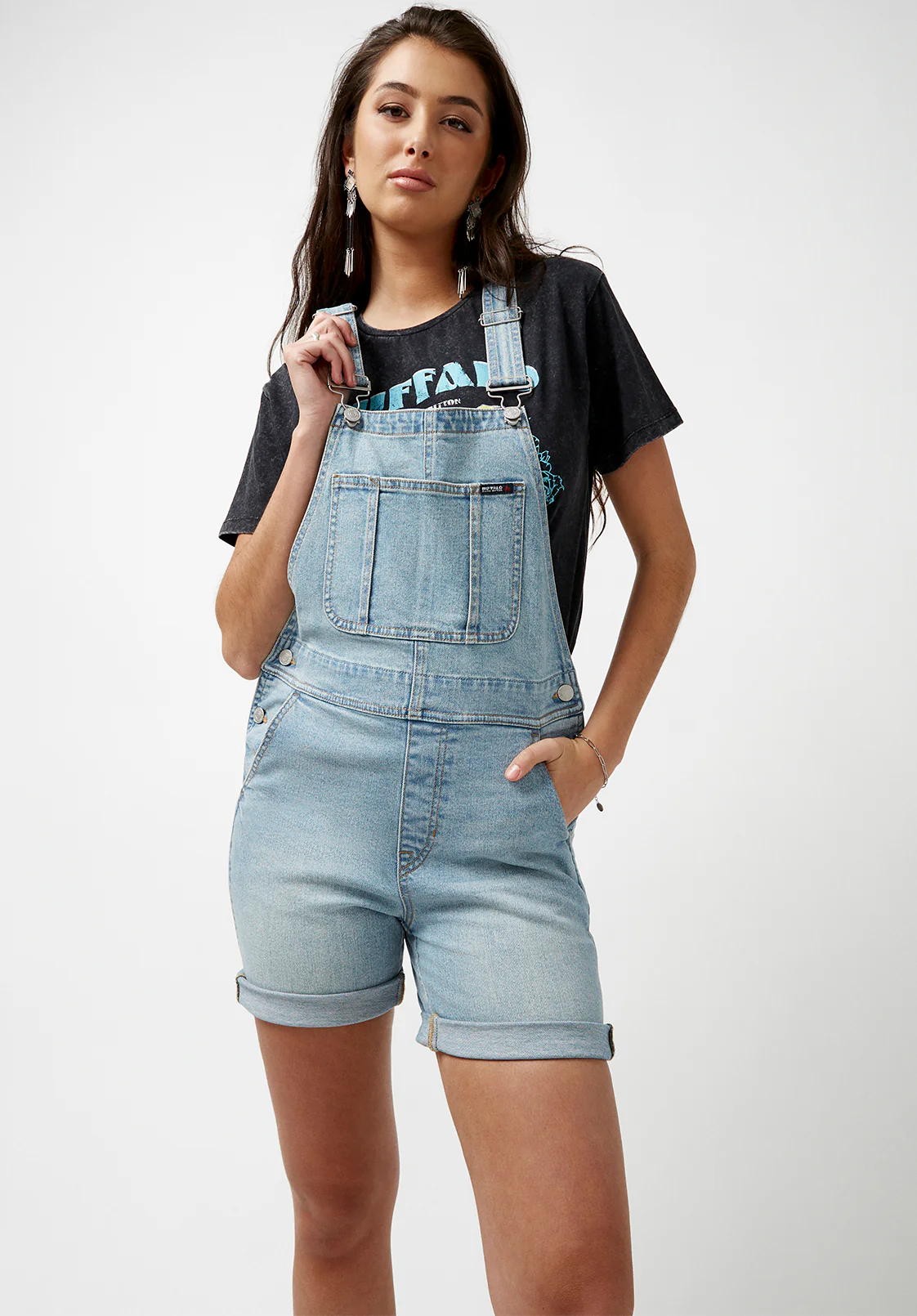 Holly Women's Overalls Shorts, Authentic Vintage - BL15881 - Image 6
