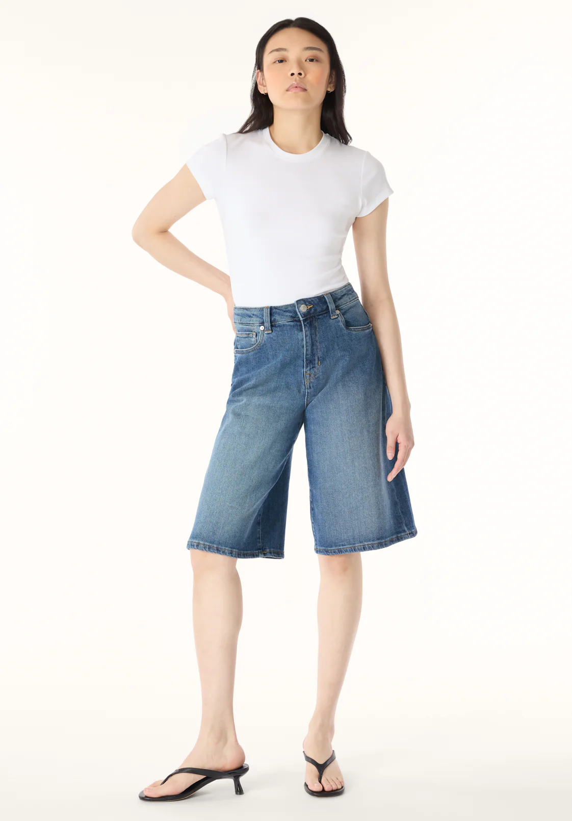 Jackie Women's Jorts, Authentic Wash - BL16075
