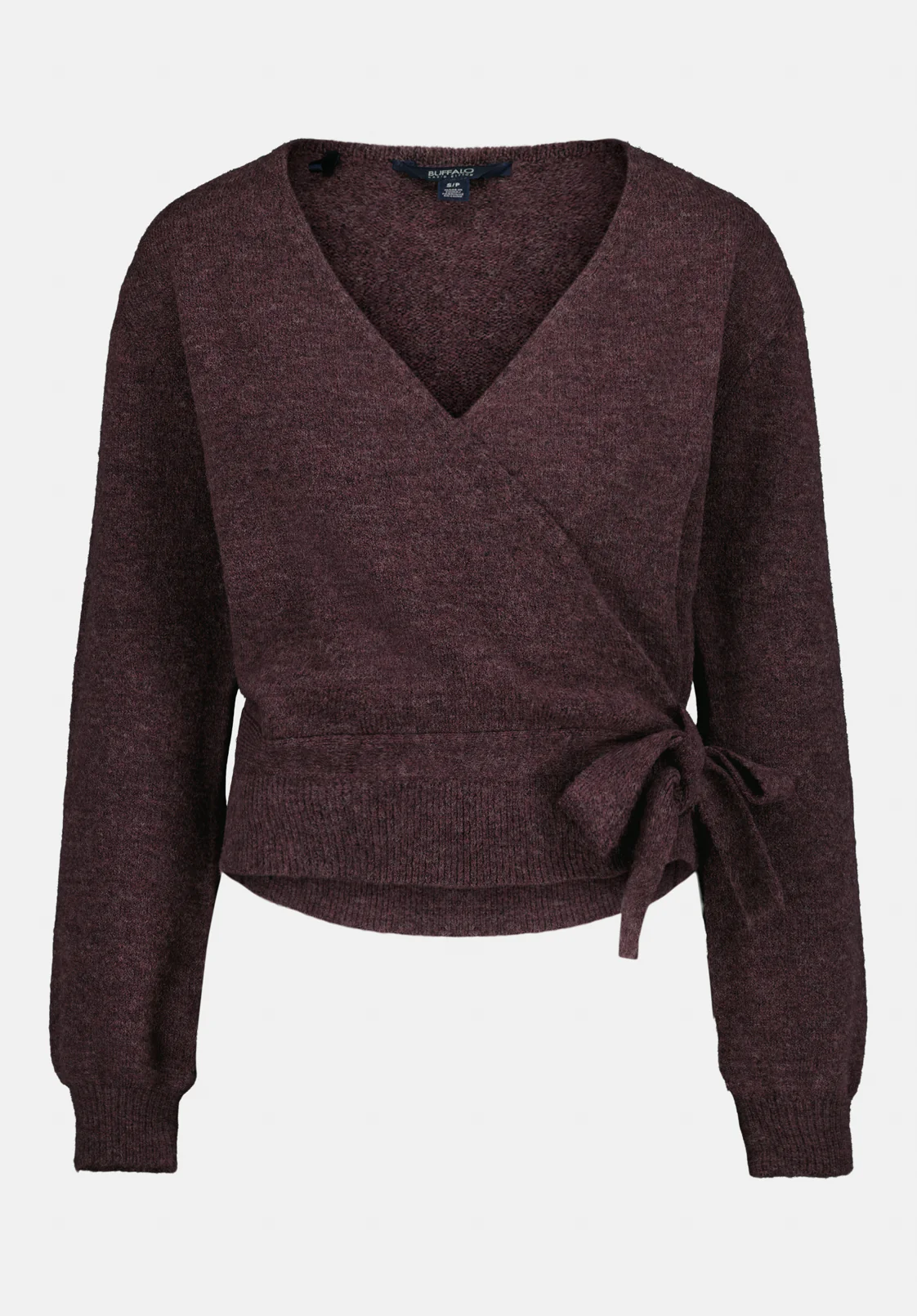 Jadis Women's Wrap Front Sweater, Fig - SW0099 - Image 5
