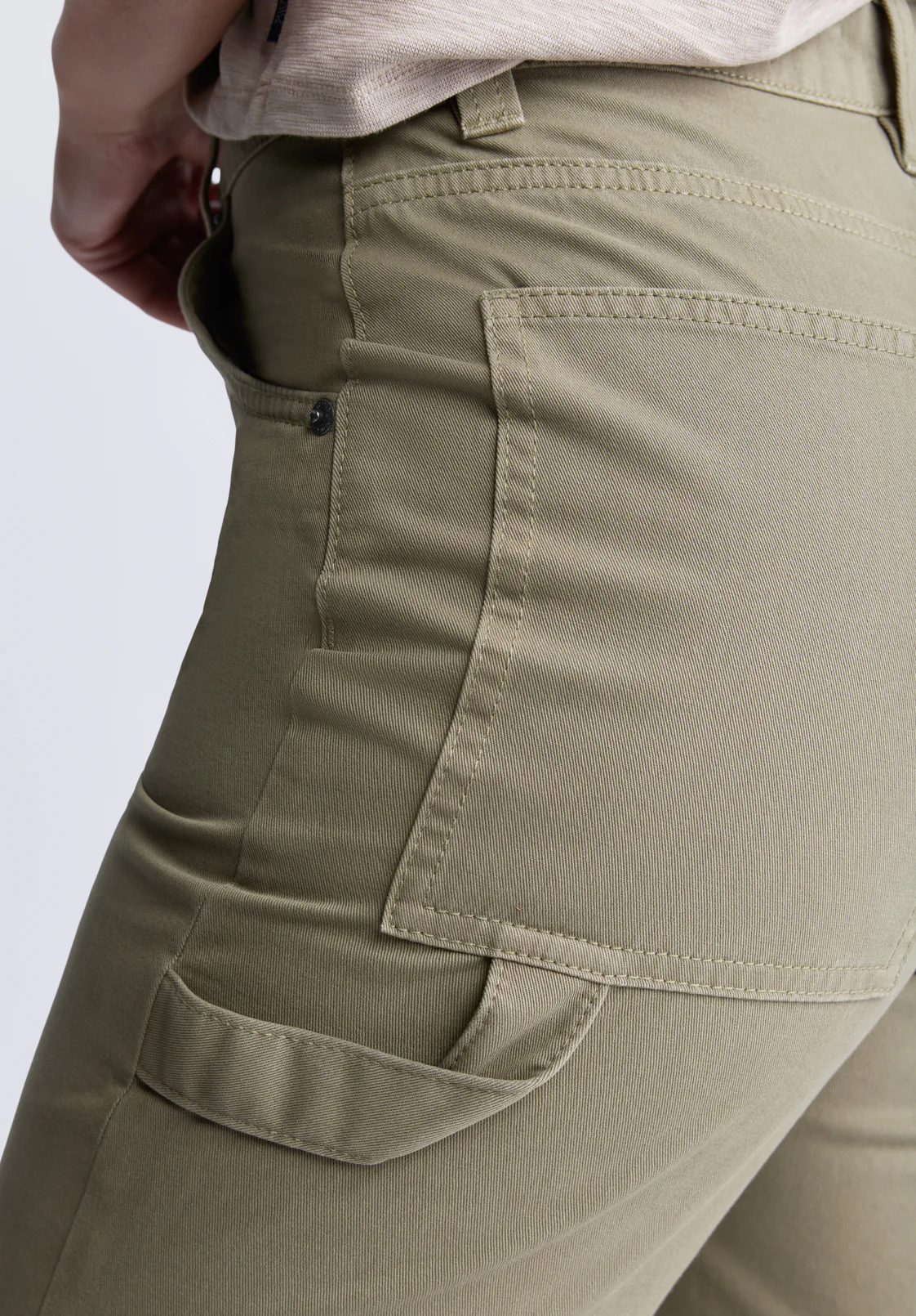 Jane Women's Super High Rise Loose Straight Pants, Aloe - BL15966 - Image 5