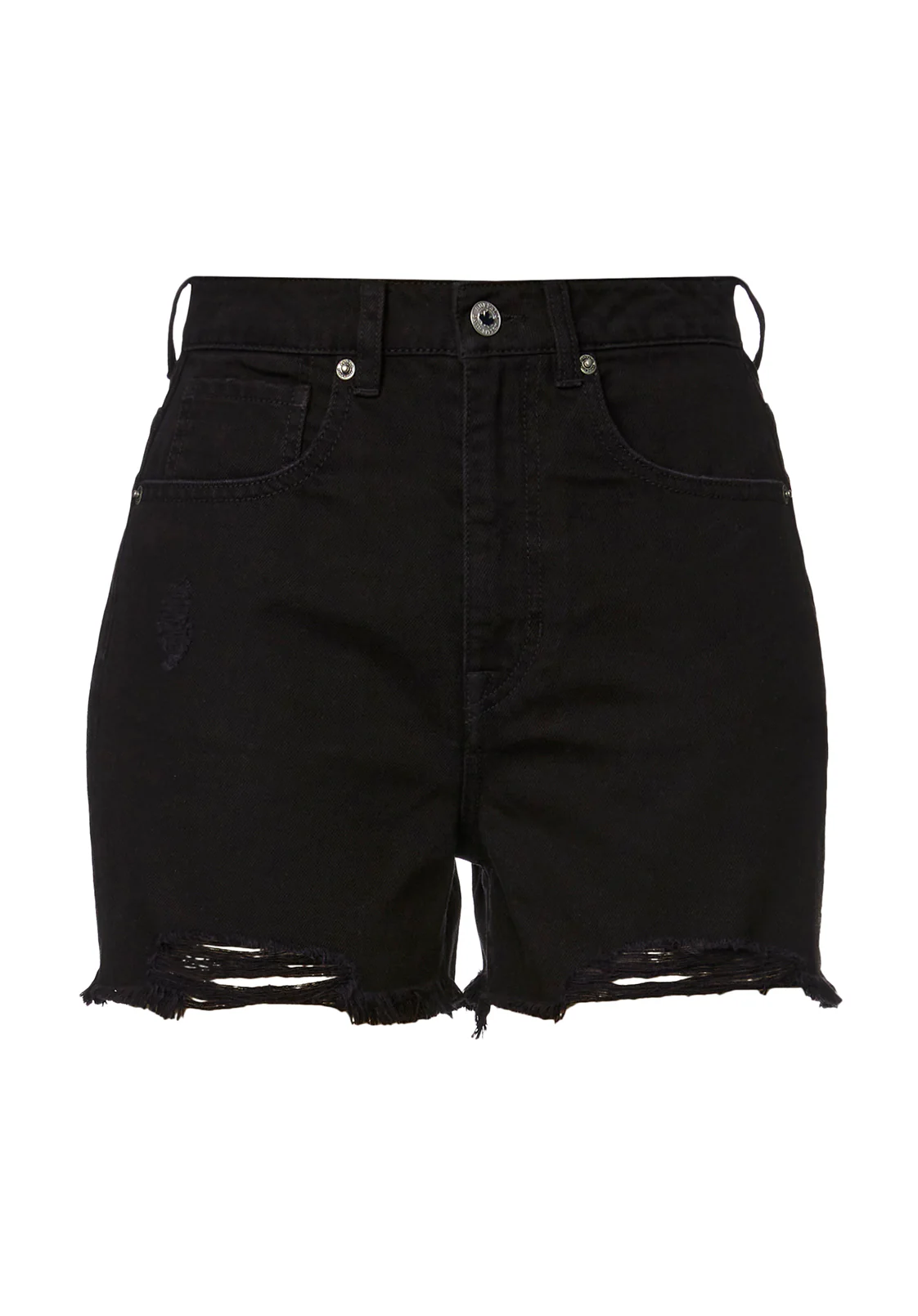 Joanna Women's Super High Rise Shorts, Black - BL15913 - Image 9