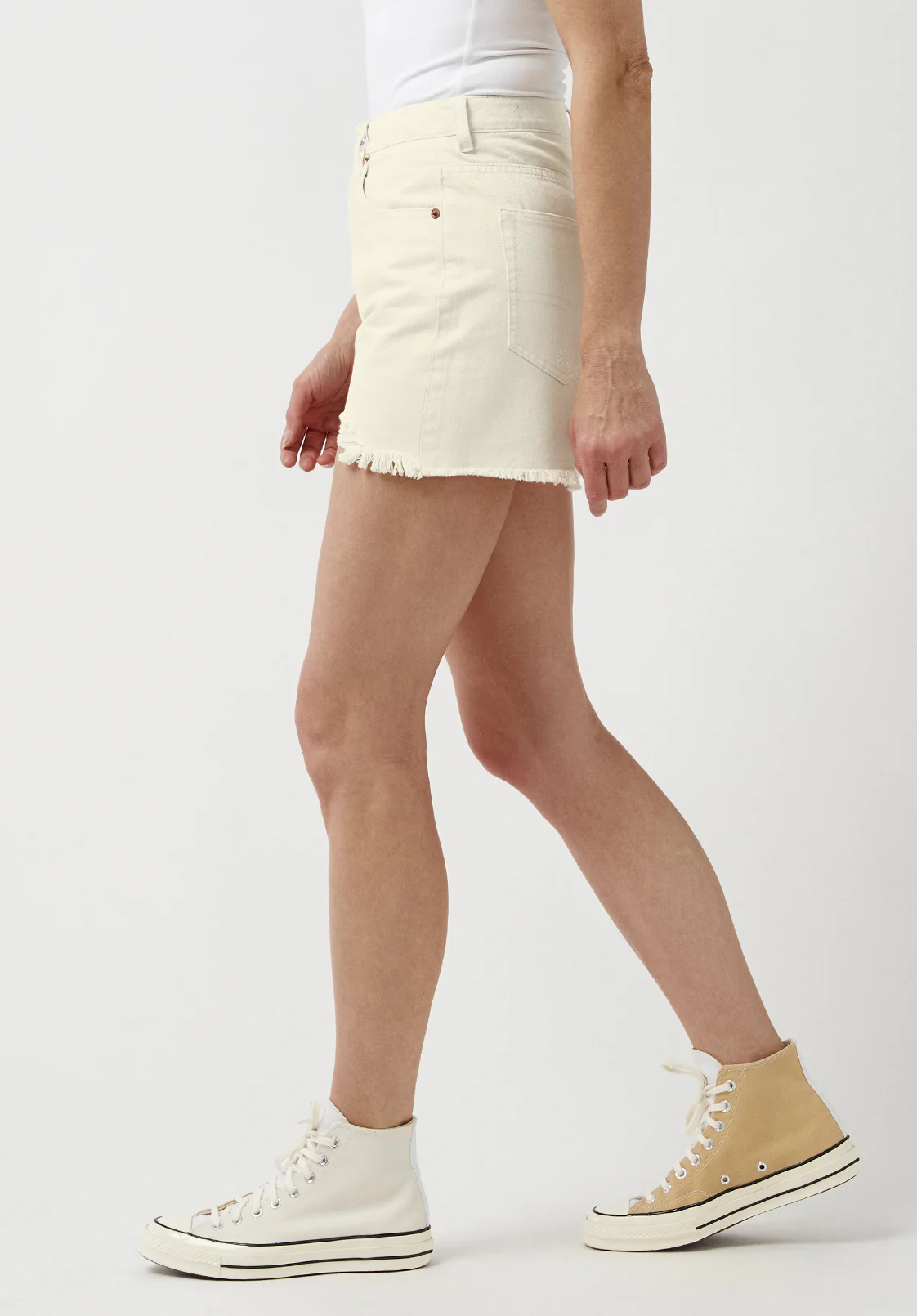 Joanna Women's Super High Rise Shorts, Turtledove - BL15913 - Image 4