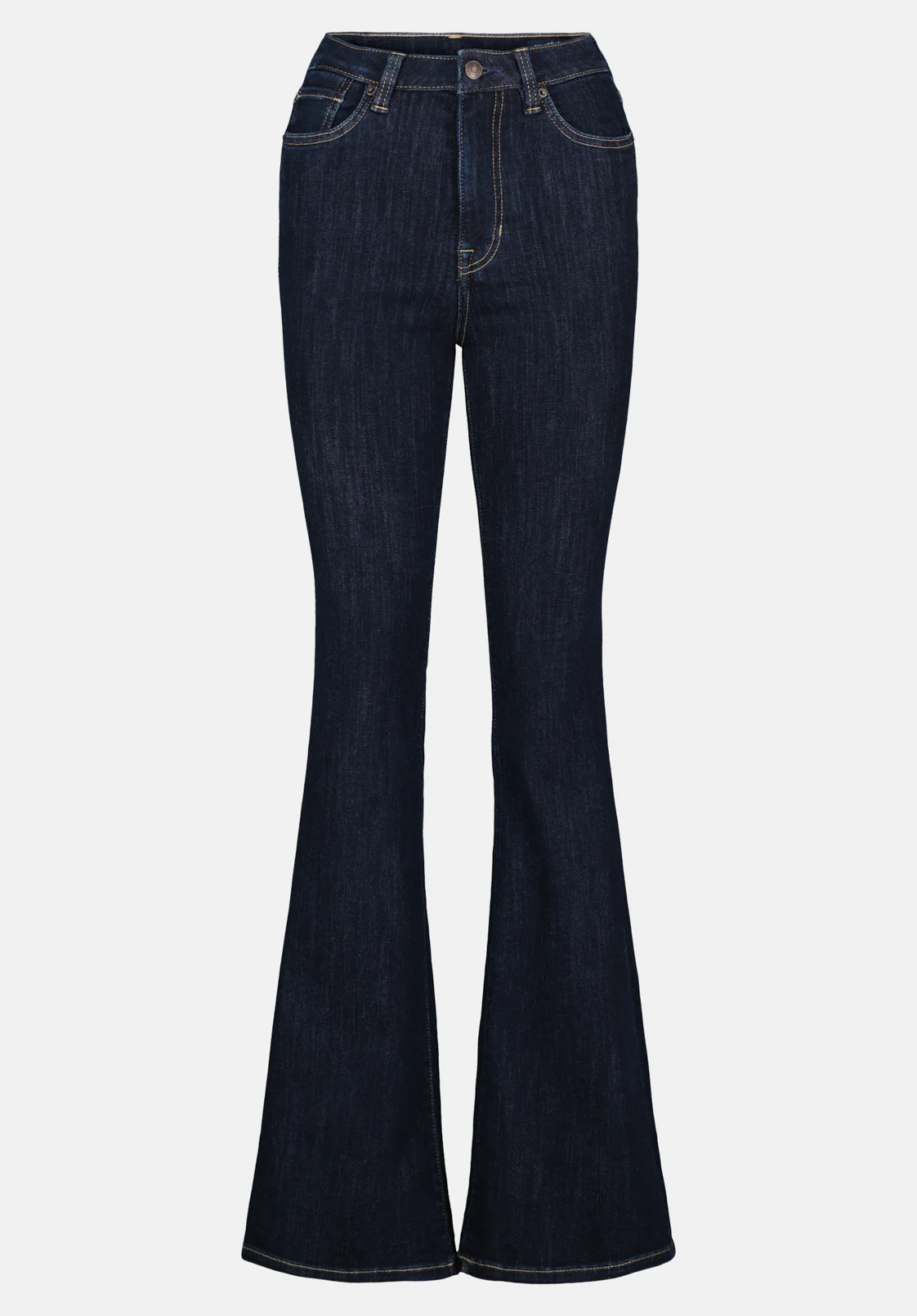 Joplin Women's High Rise Flare Jeans, Rinse Wash - BL16053 - Image 5