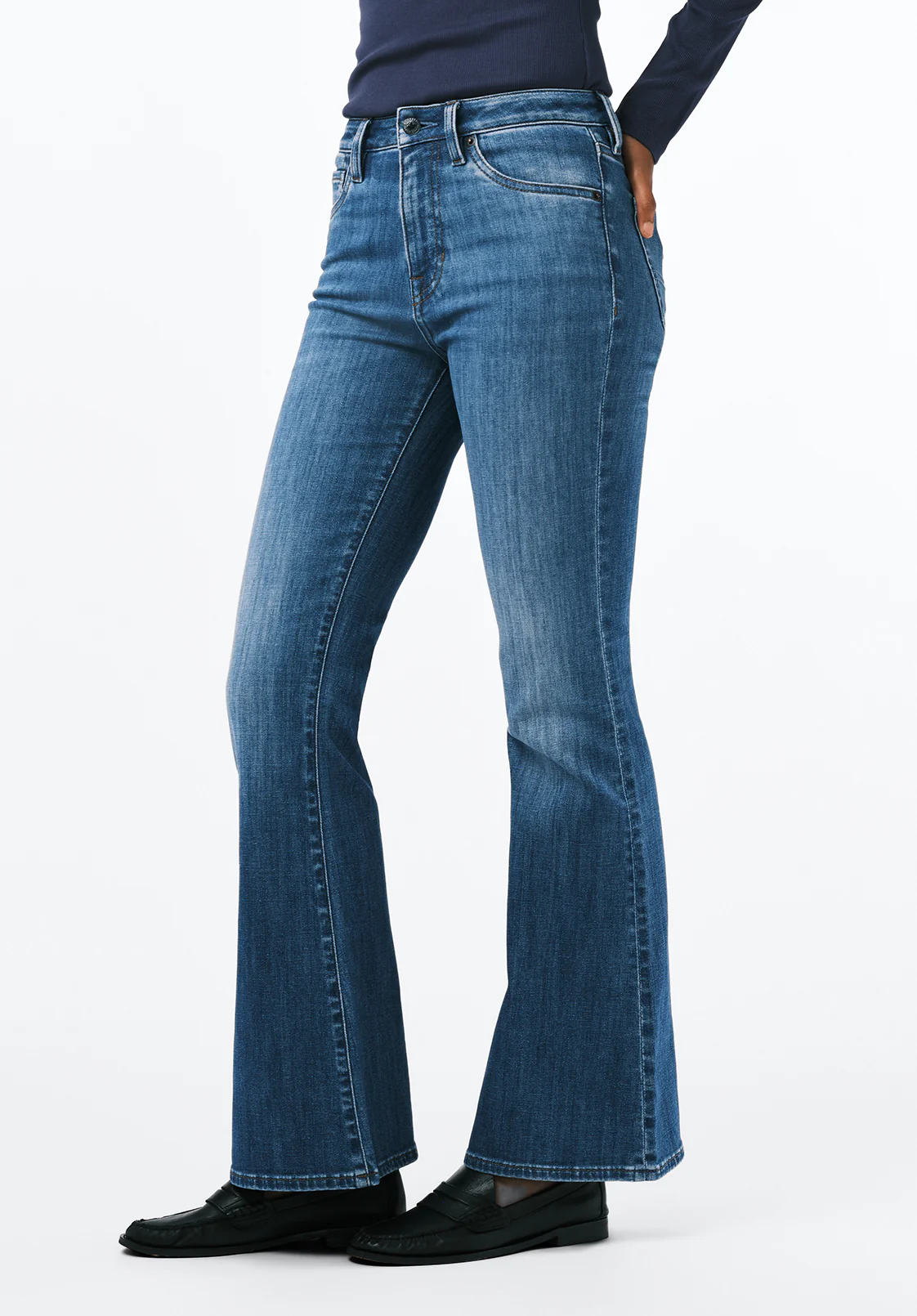 Joplin Women's High Rise Flare Jeans, Vintage Feel - BL16091 - Image 3