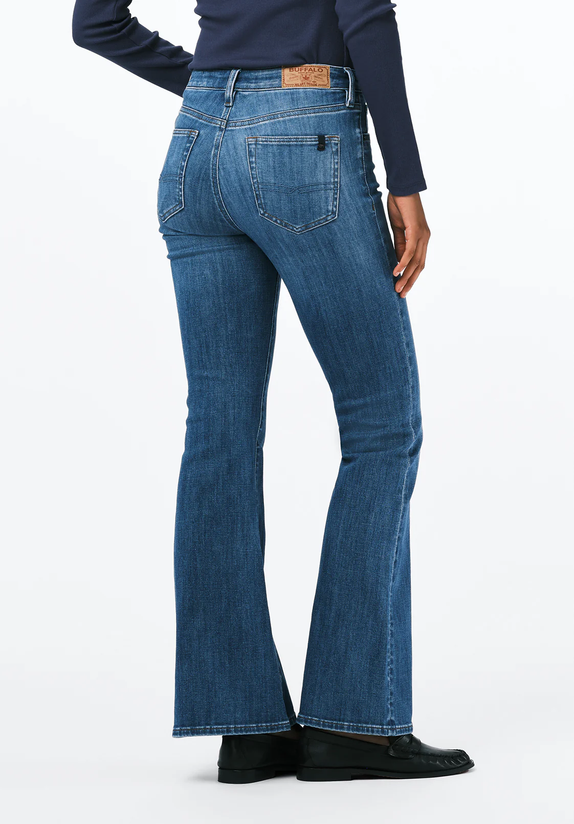Joplin Women's High Rise Flare Jeans, Vintage Feel - BL16091 - Image 4