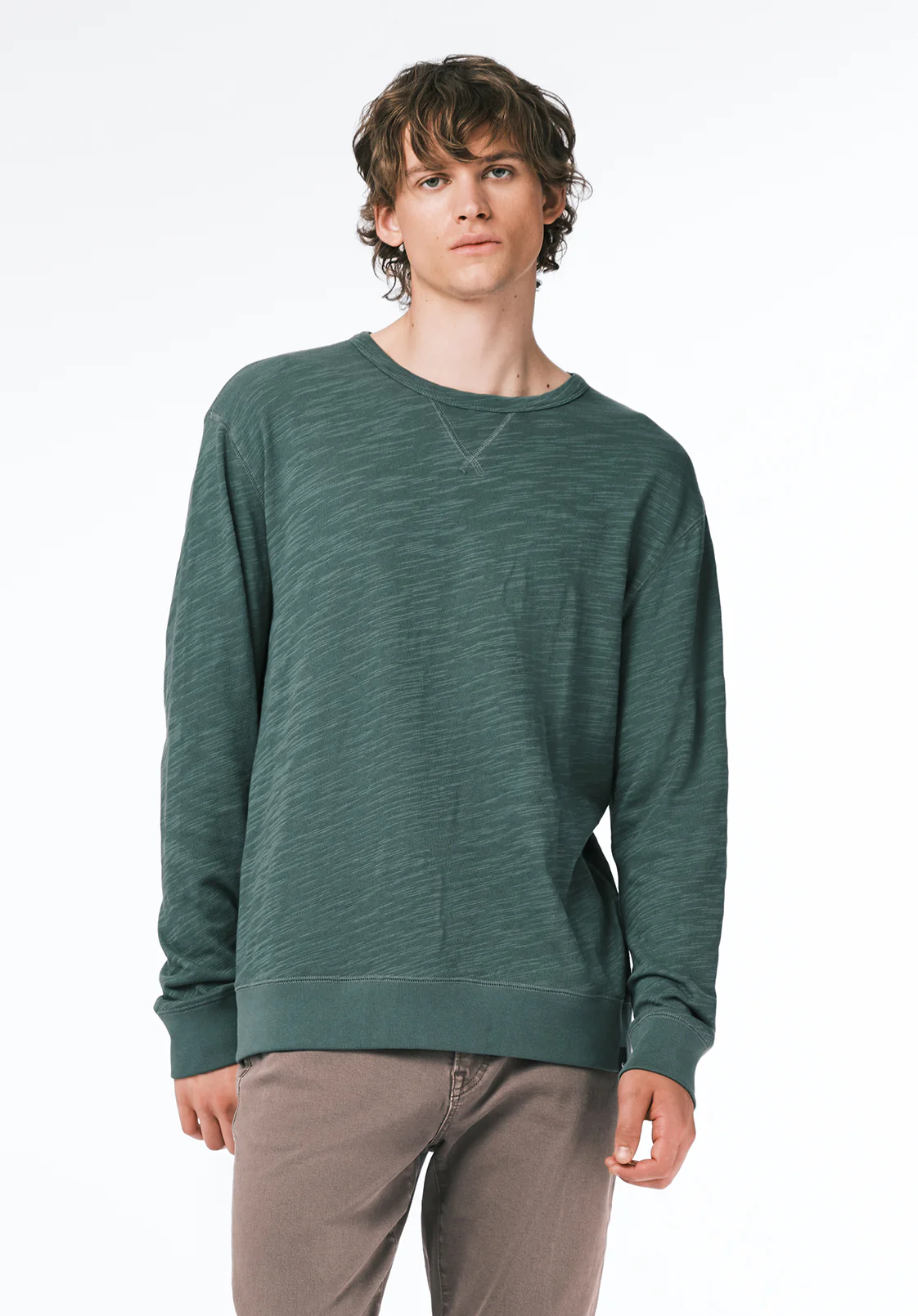 Kalder Men's Long Sleeve Relaxed Top, Dark Forest - BM24740 - Image 3