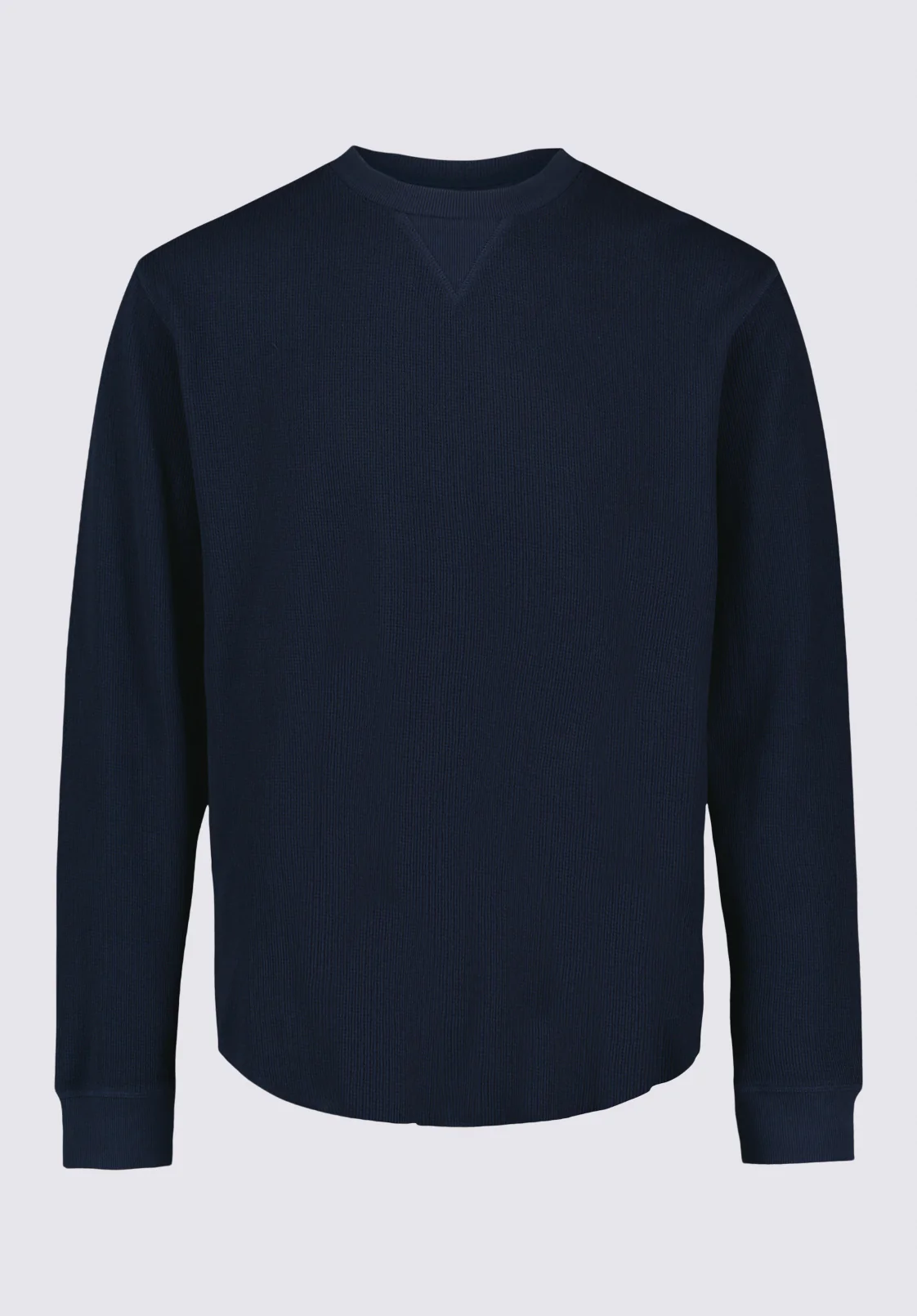 Kaleb Men's Long Sleeve Top, Midnight Blue - BM24624 - Image 6