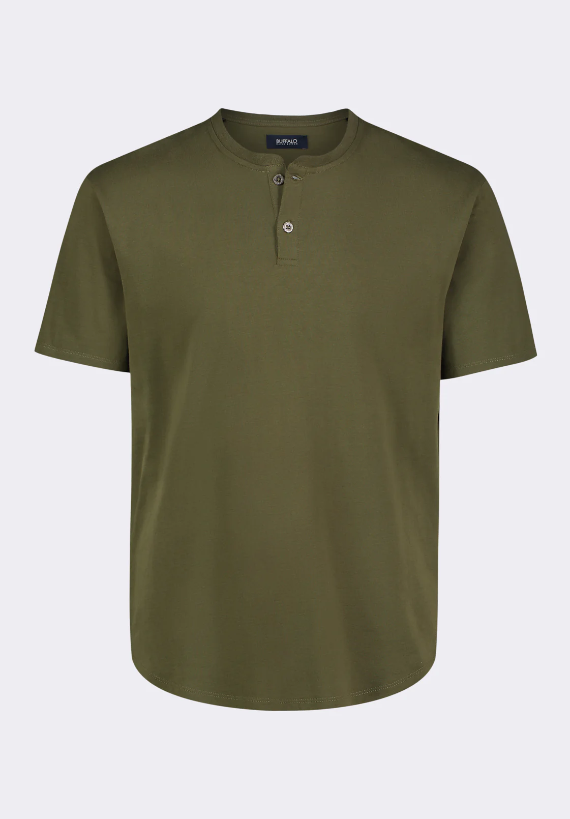Kamel Men's Short Sleeve Jersey Henley, Fern - BM24602 - Image 5