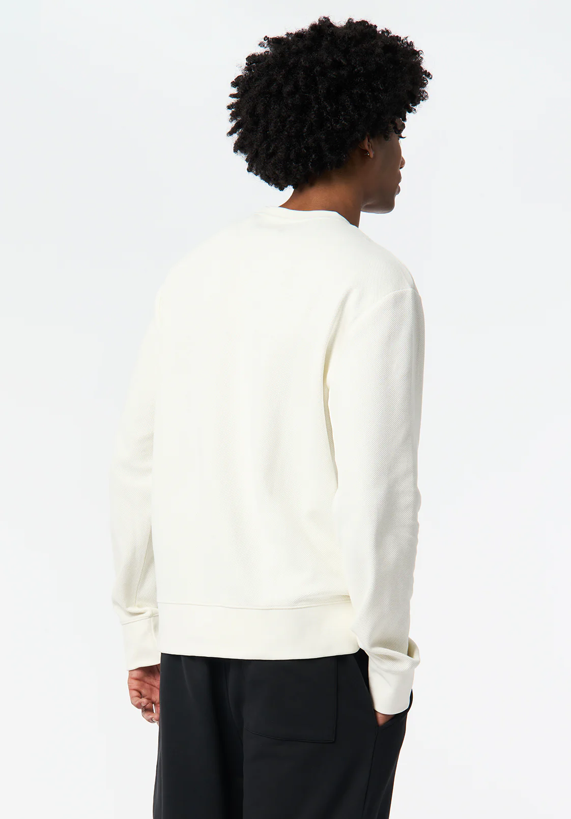 Kaya Men's Long Sleeve Top, Milk - BM24671 - Image 4