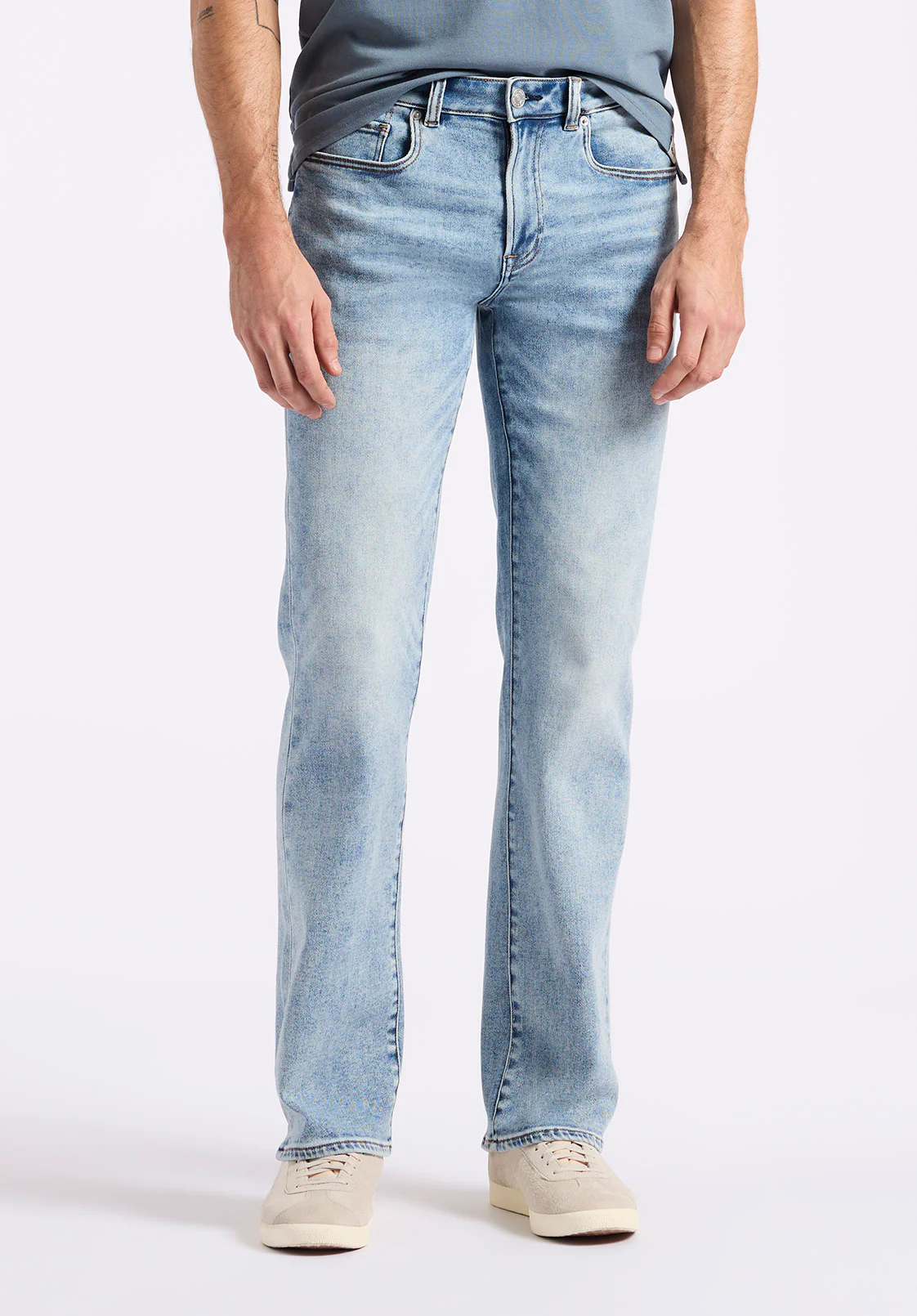 King Men's Slim Boot Jeans, Sanded and Whiskered - BM26086 - Image 2