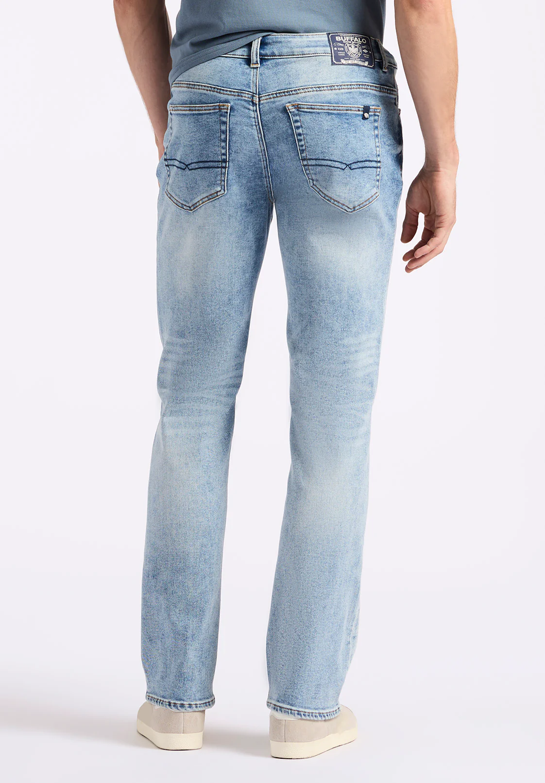 King Men's Slim Boot Jeans, Sanded and Whiskered - BM26086 - Image 4