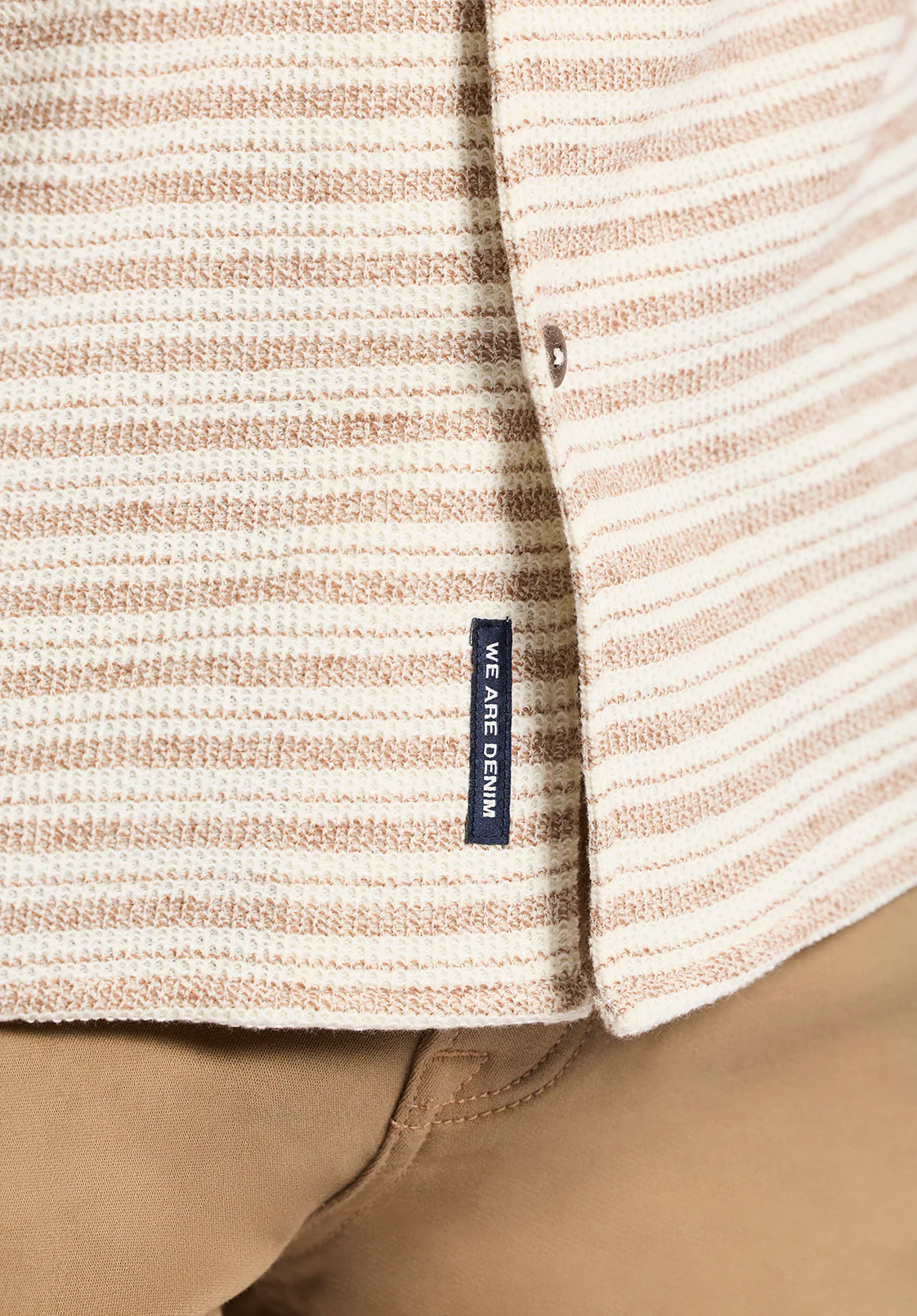 Koddy Men's Short Sleeve Striped Jersey Shirt, Woodsmoke - BM24599 - Image 5