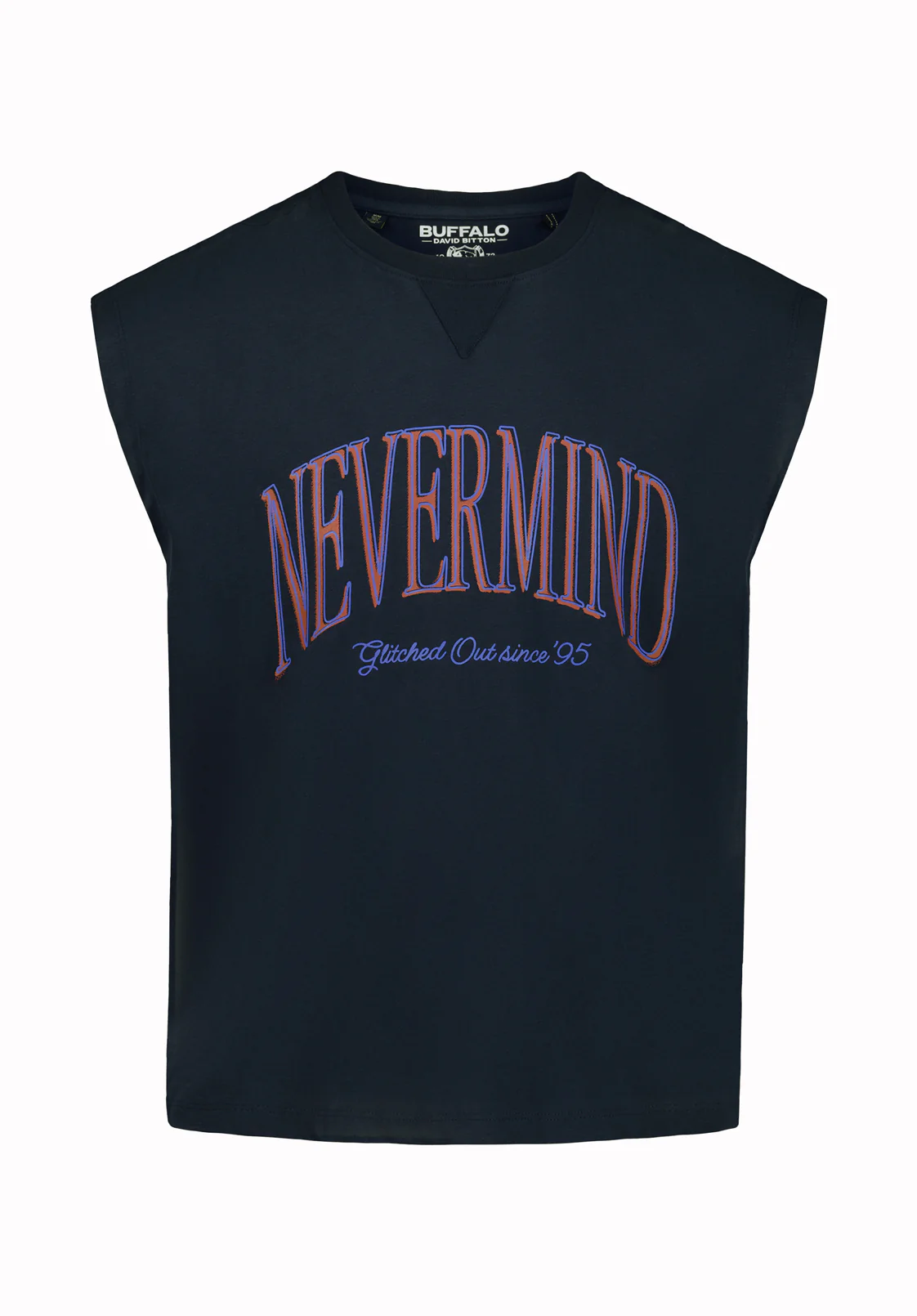 Kurt Men's Cropped Graphic Tank, Whale - BM24854 - Image 5