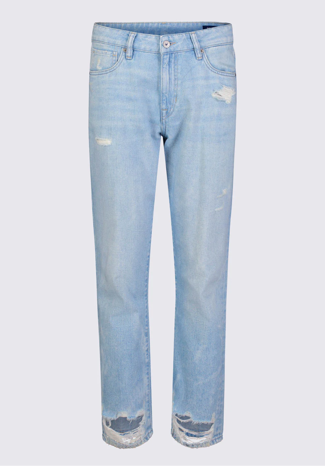 Madison Women's Relaxed Boyfriend Jeans, Distressed Vintage - BL15924 - Image 9