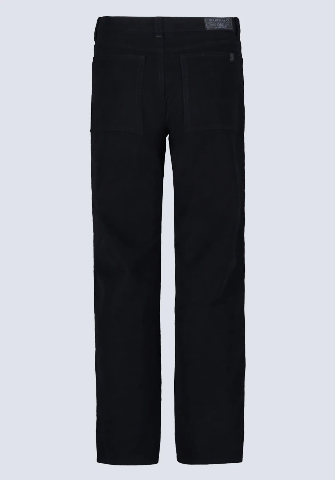 Mary Women's Mid Rise Straight Pants, Black - BL16007 - Image 7