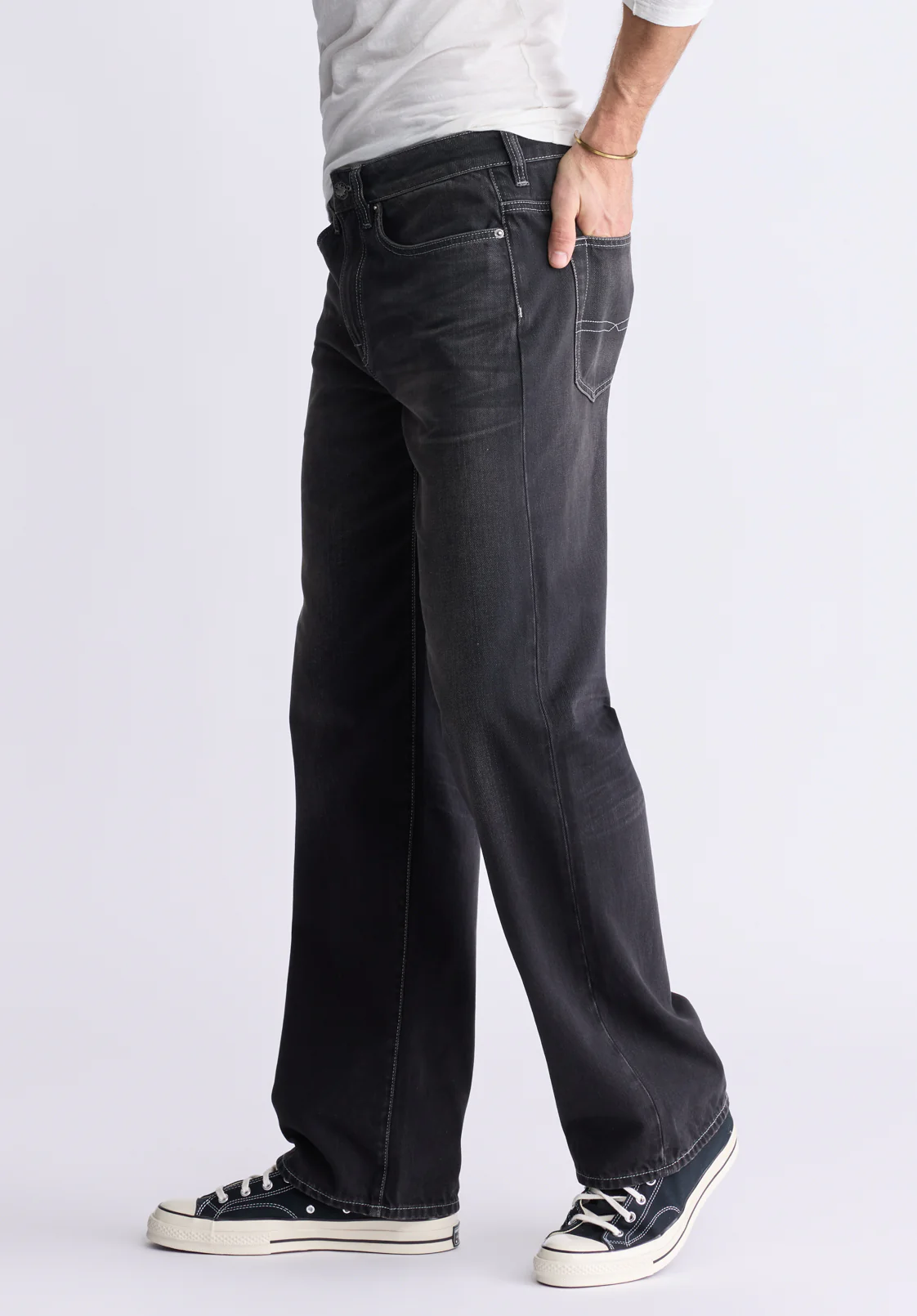 Matt Men's Loose Fit Jeans, Vintage Sanded - BM26007 - Image 5
