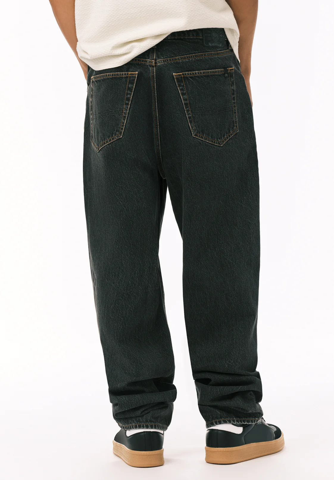 Mikey Men's Baggy Fit Jeans, Dark Rinse - BM26121 - Image 4